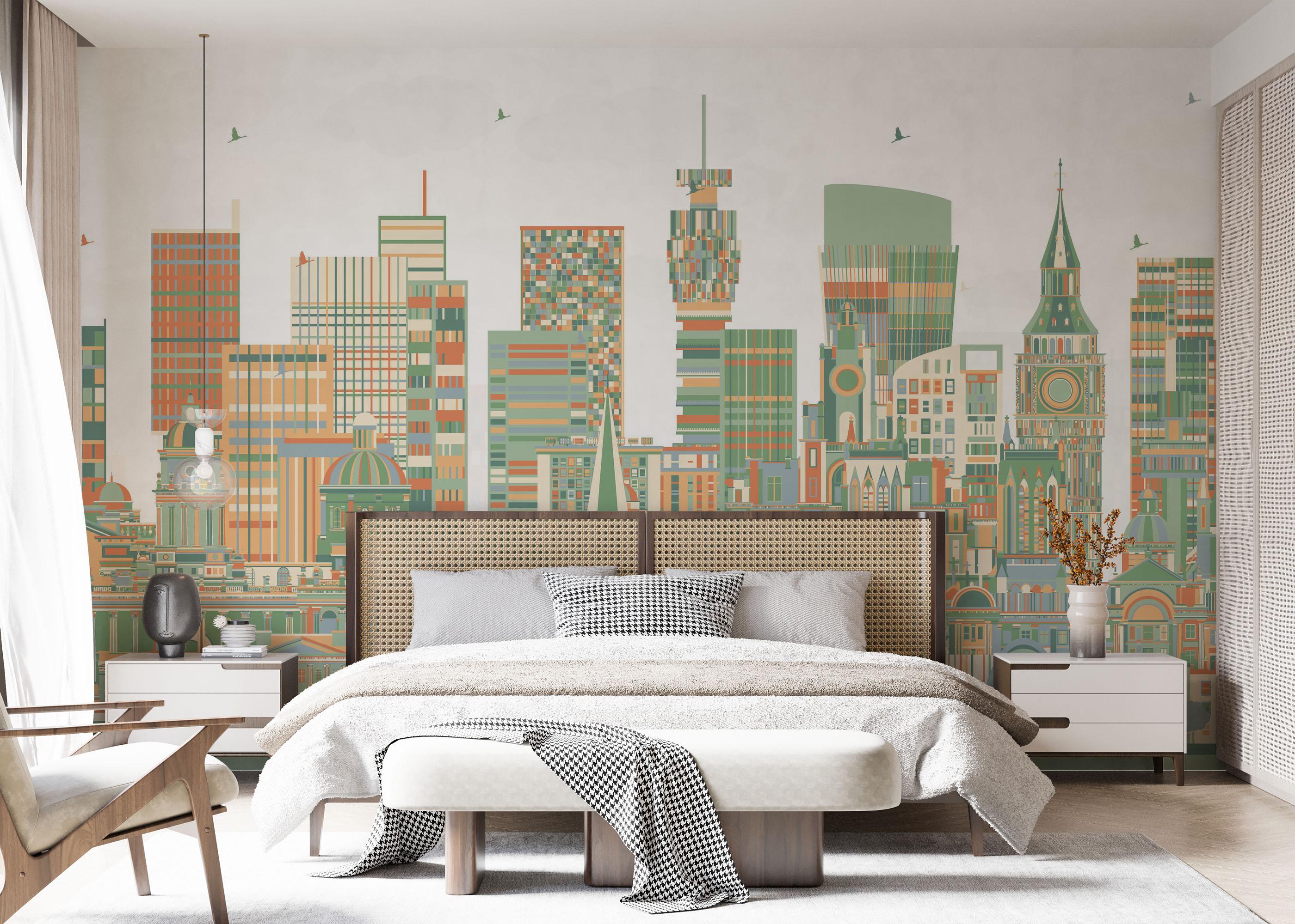 Fototapeta Grey Orange England mockup 7