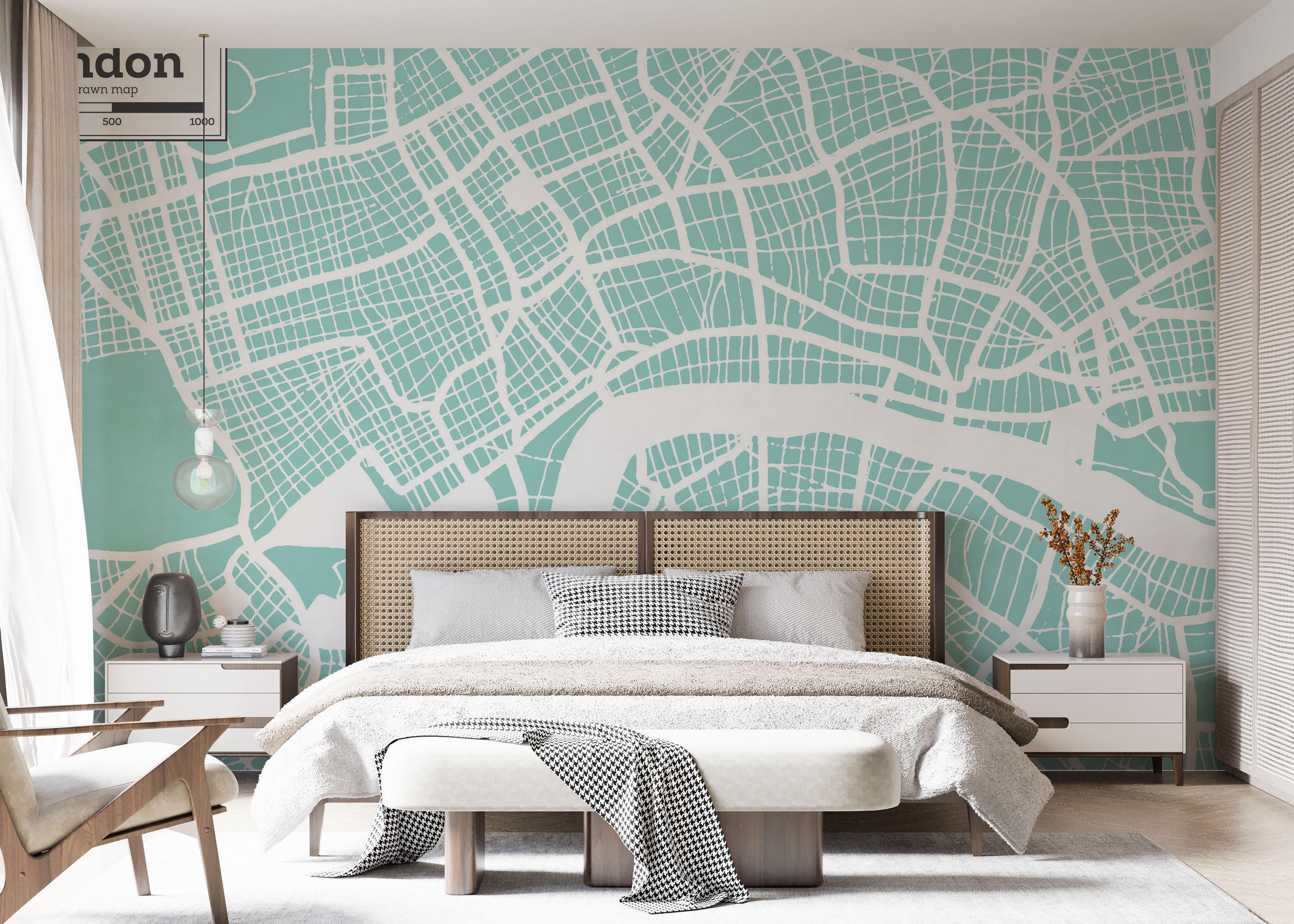 Fototapeta Light Blue London mockup 7