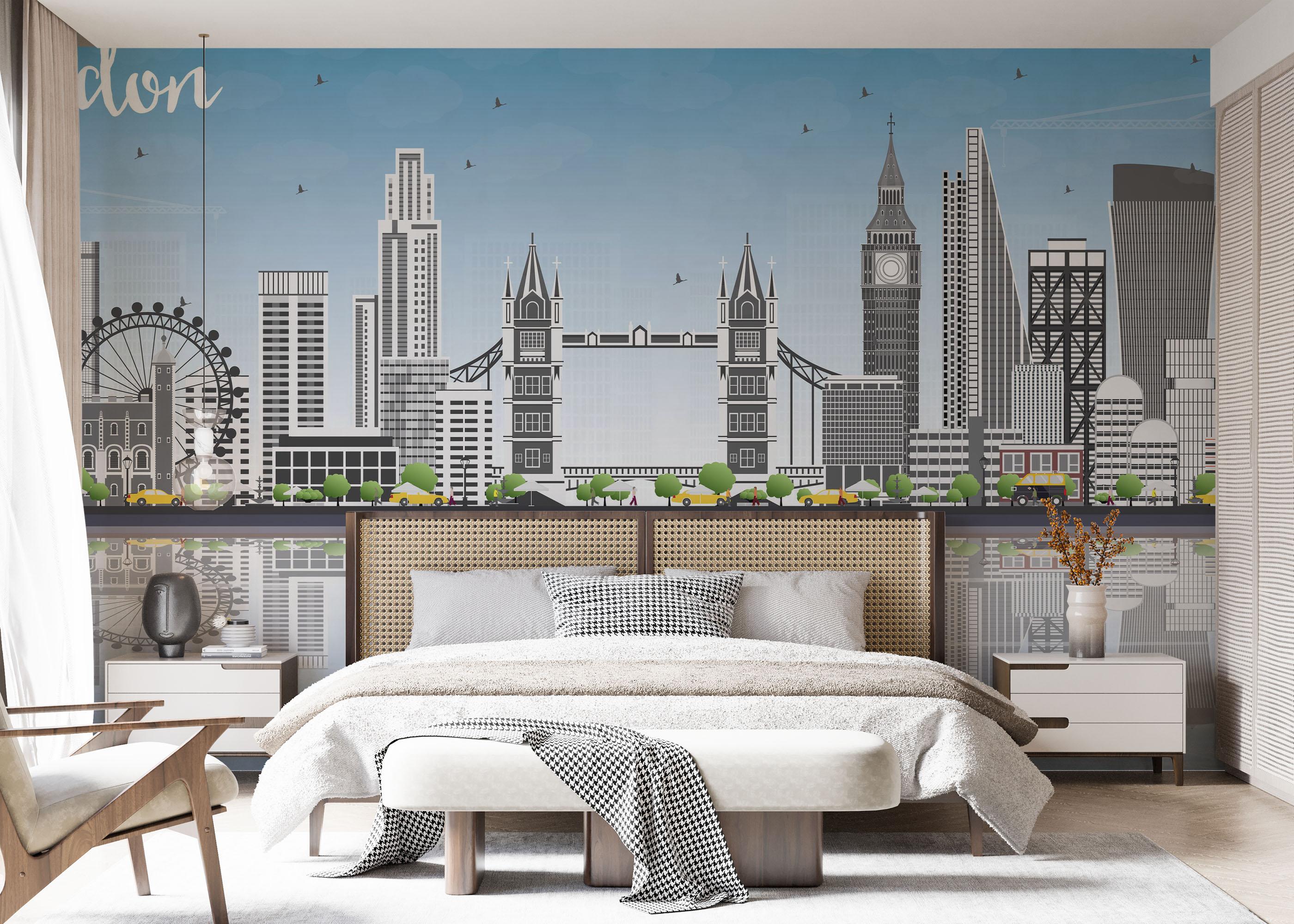 Fototapeta London Water mockup 7