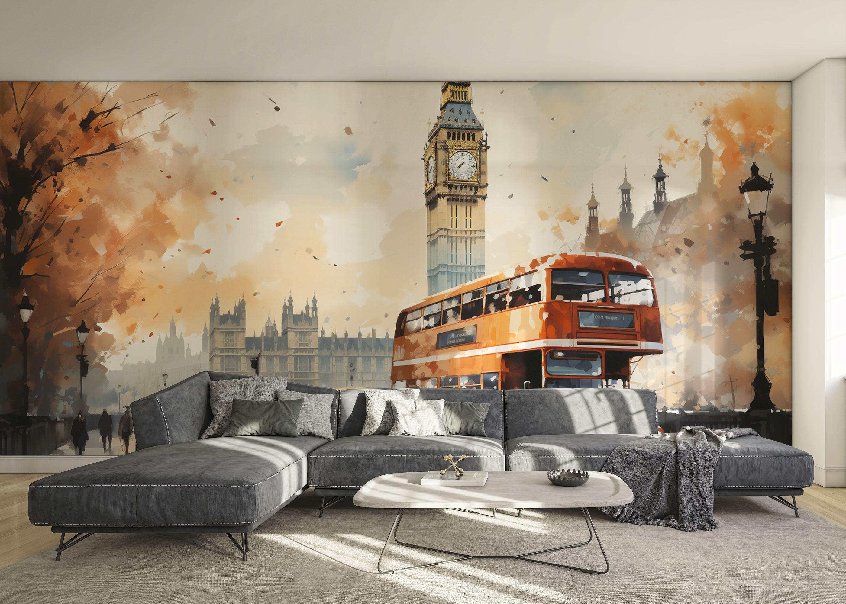 Fototapeta Urban Life England mockup 0