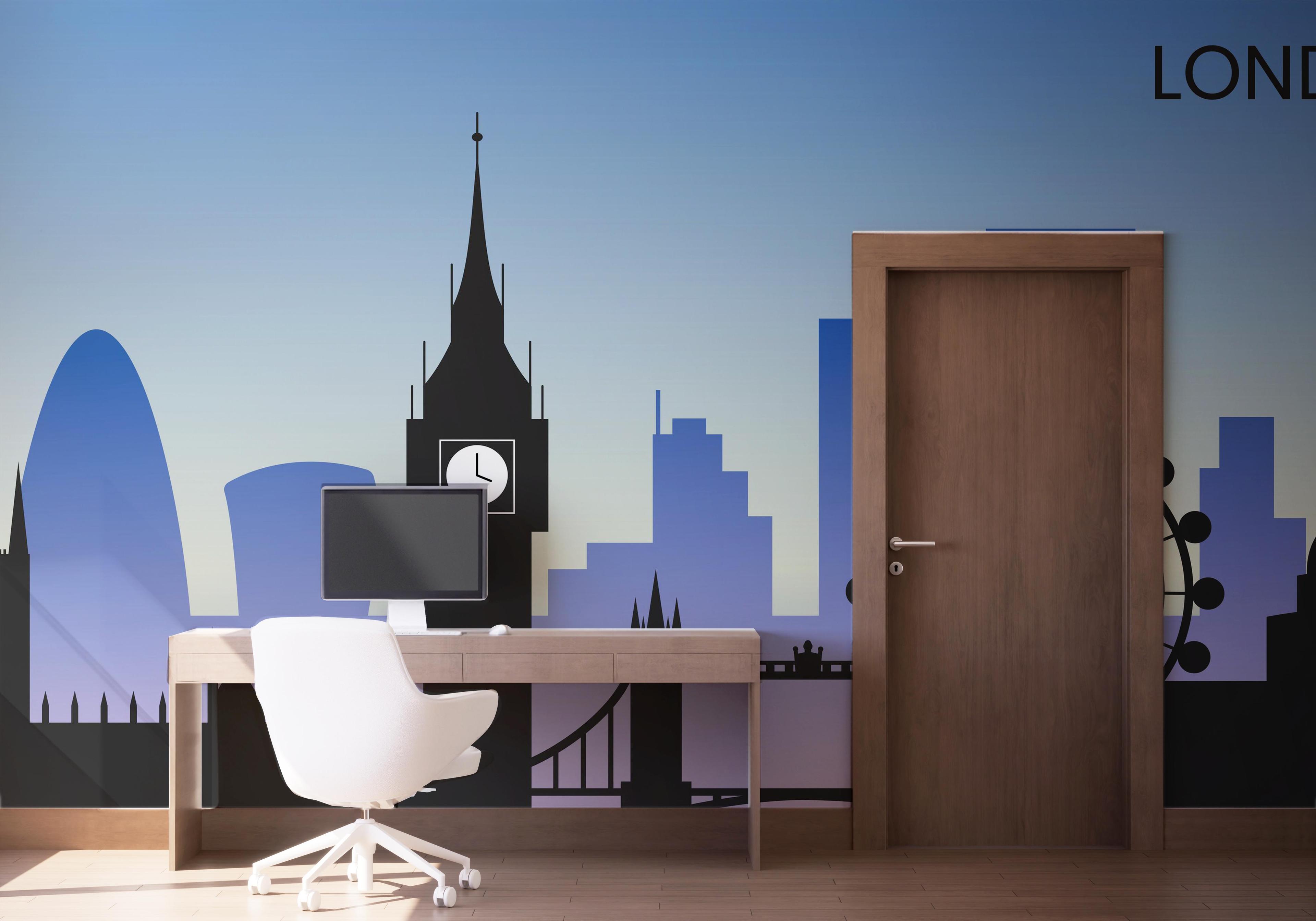 Fototapeta Blue Sky London mockup 1