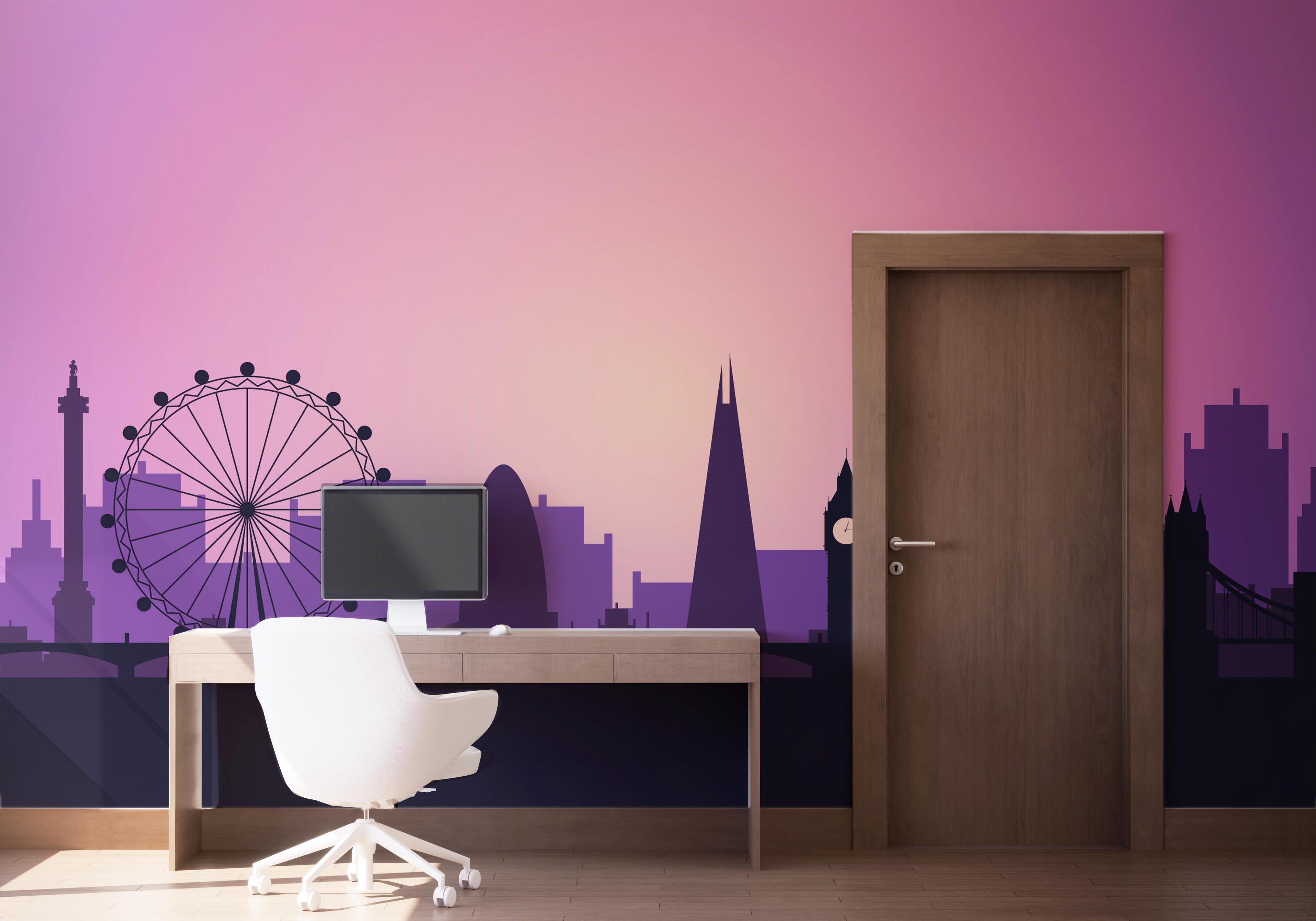 Fototapeta Purple Sky London mockup 1