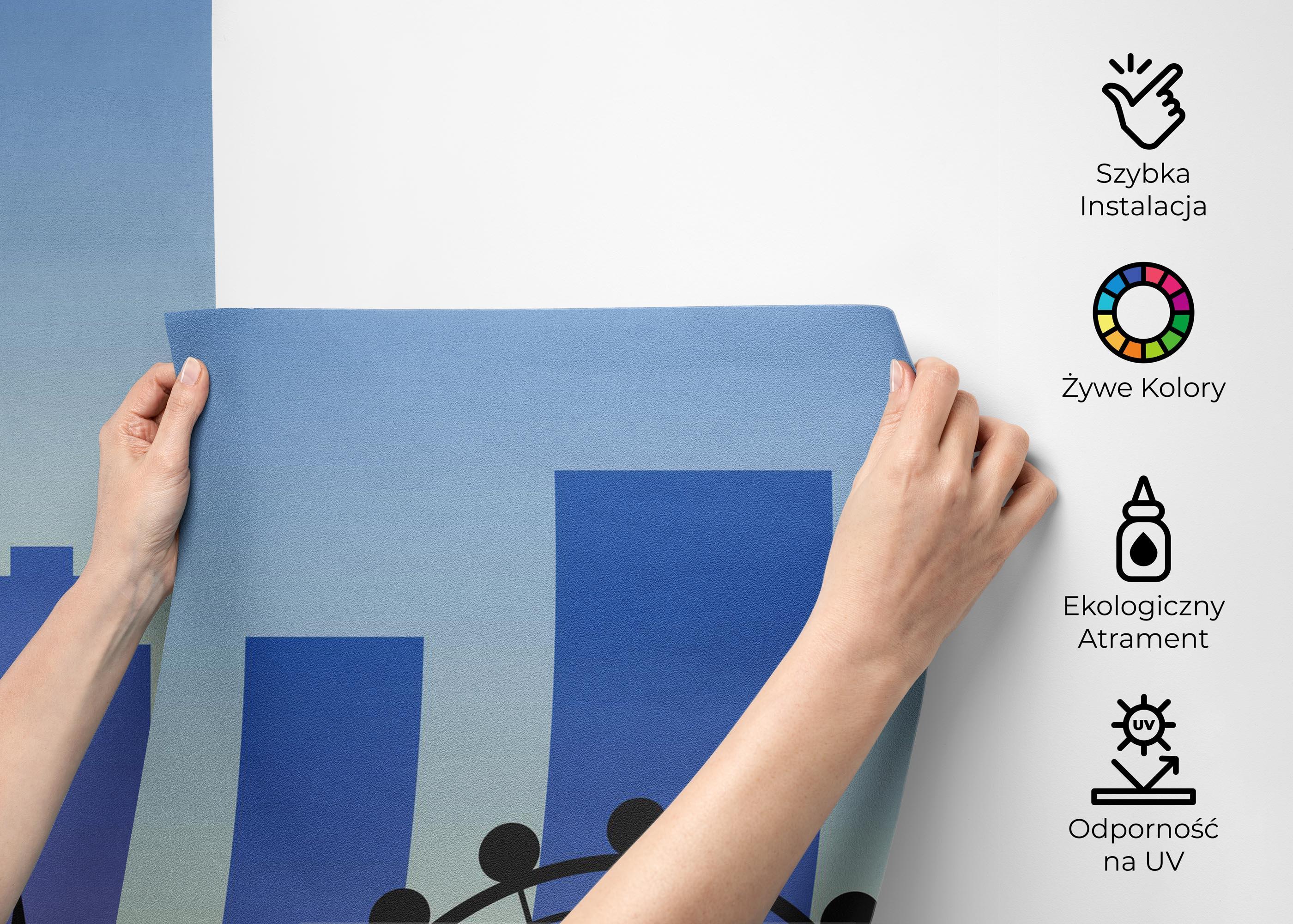 Fototapeta Blue Sky London mockup 2