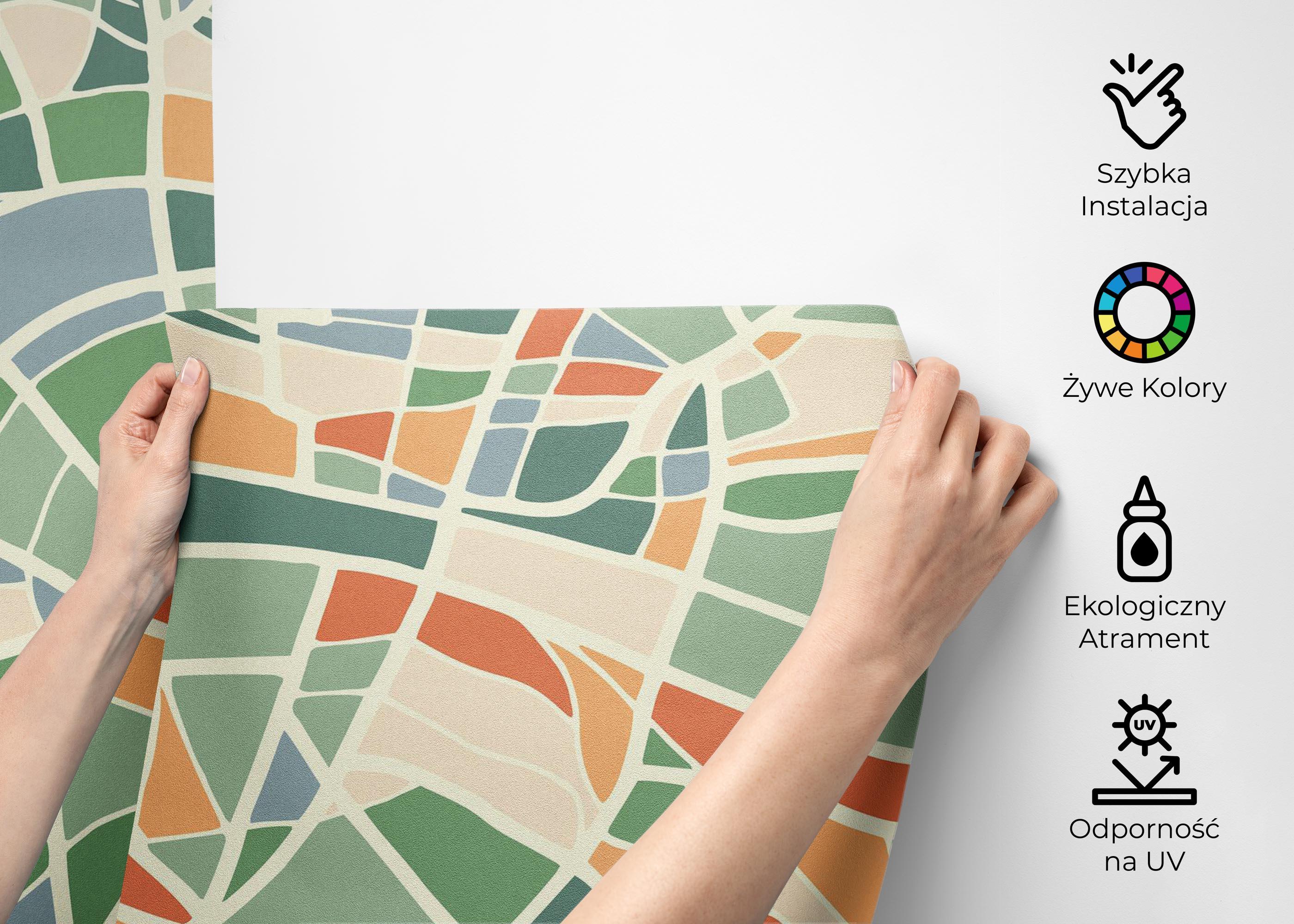Fototapeta London Colorful Map mockup 2