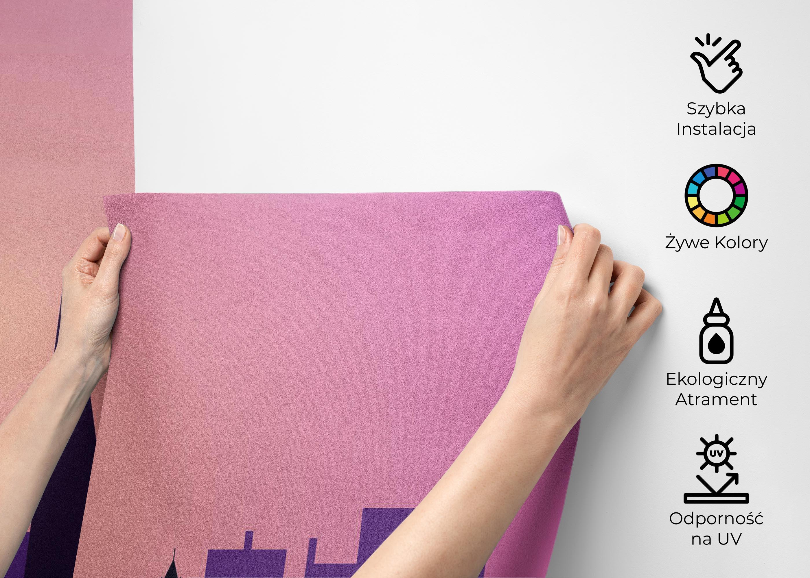 Fototapeta Purple Sky London mockup 2