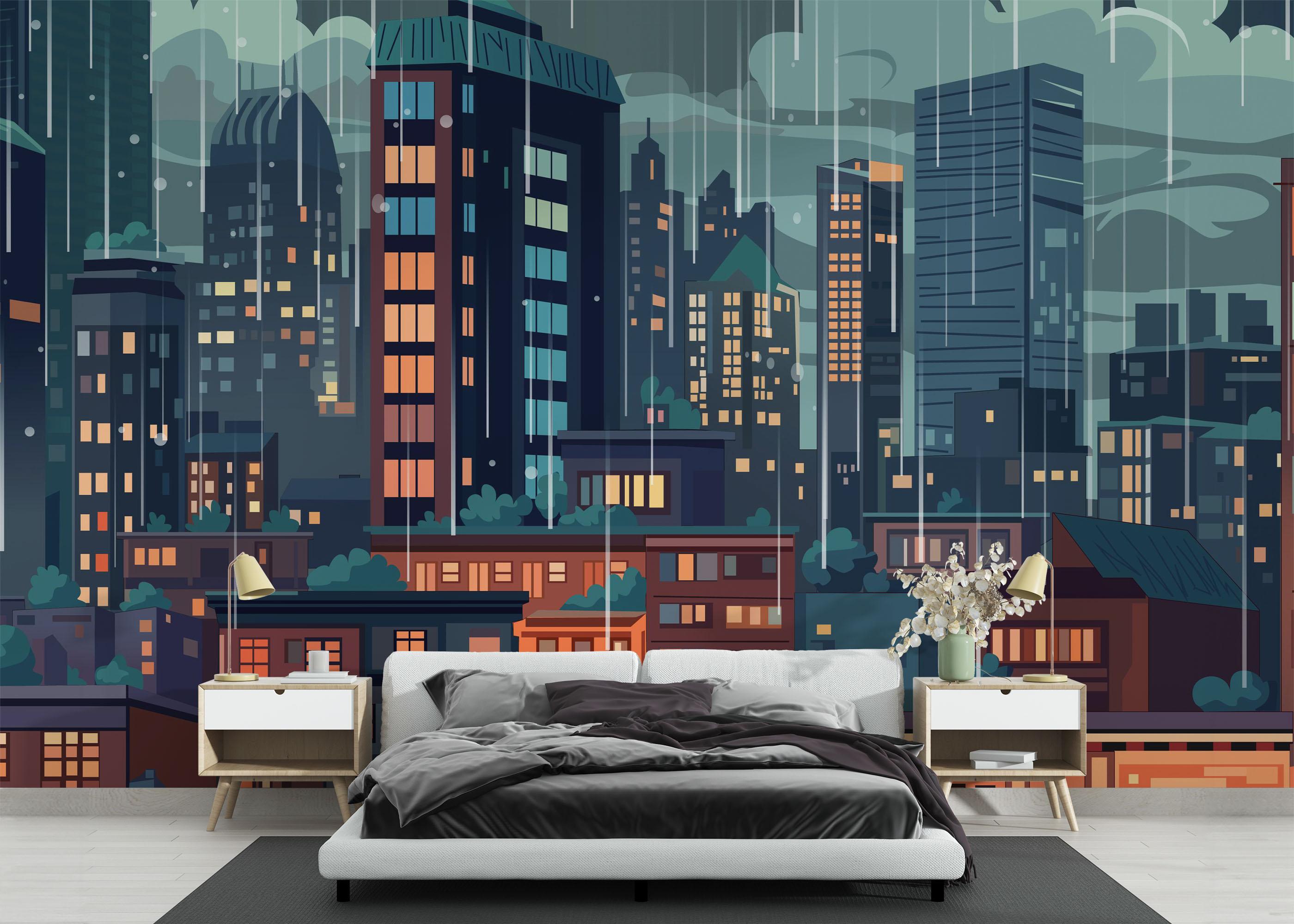 Fototapeta England City Art mockup 3