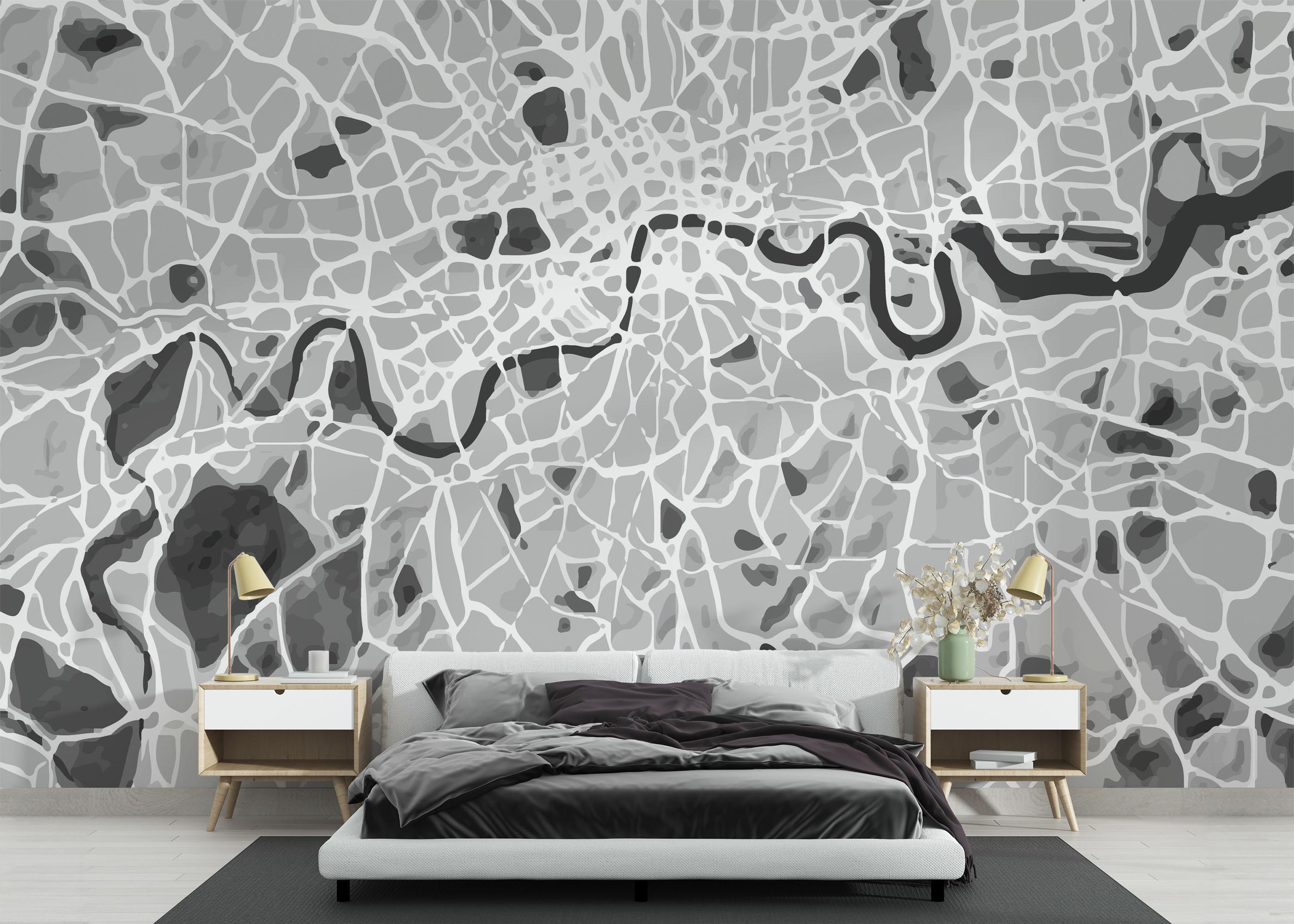 Fototapeta Light Grey London mockup 3