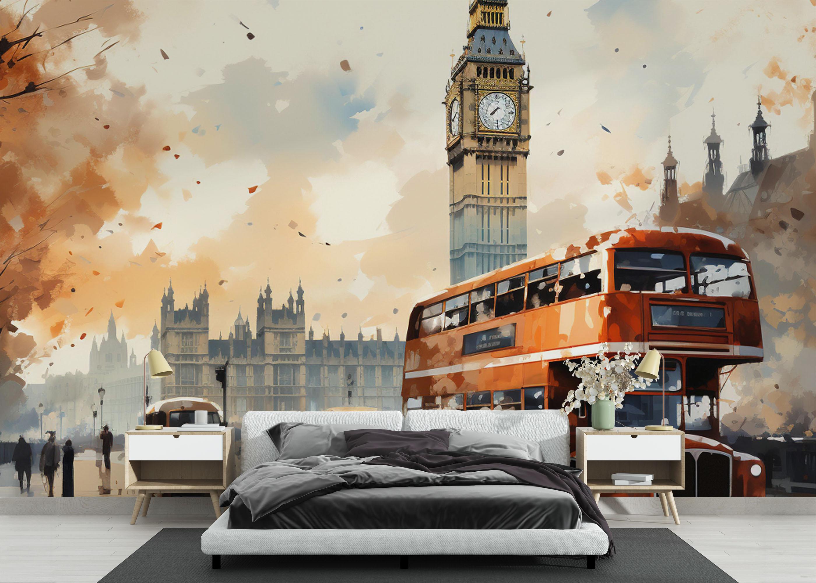 Fototapeta Urban Life England mockup 3