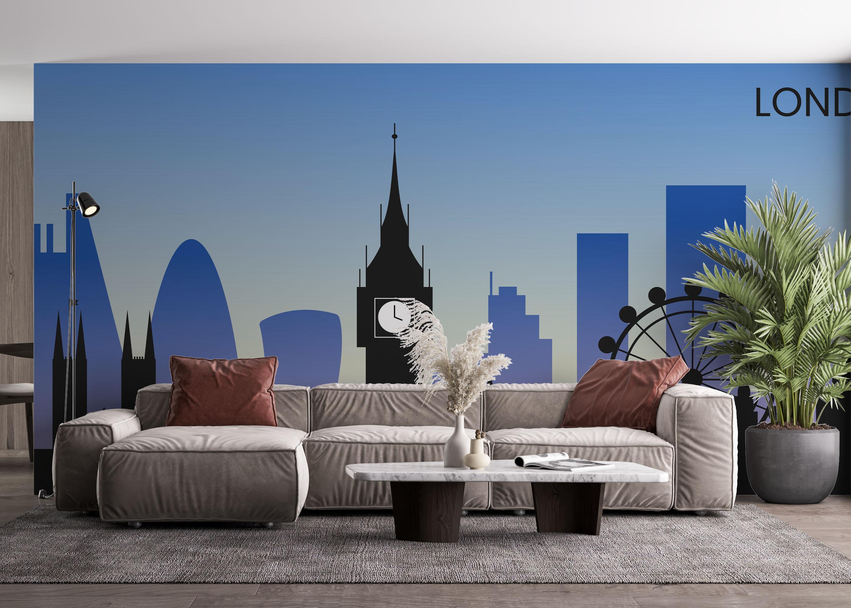Fototapeta Blue Sky London mockup 4