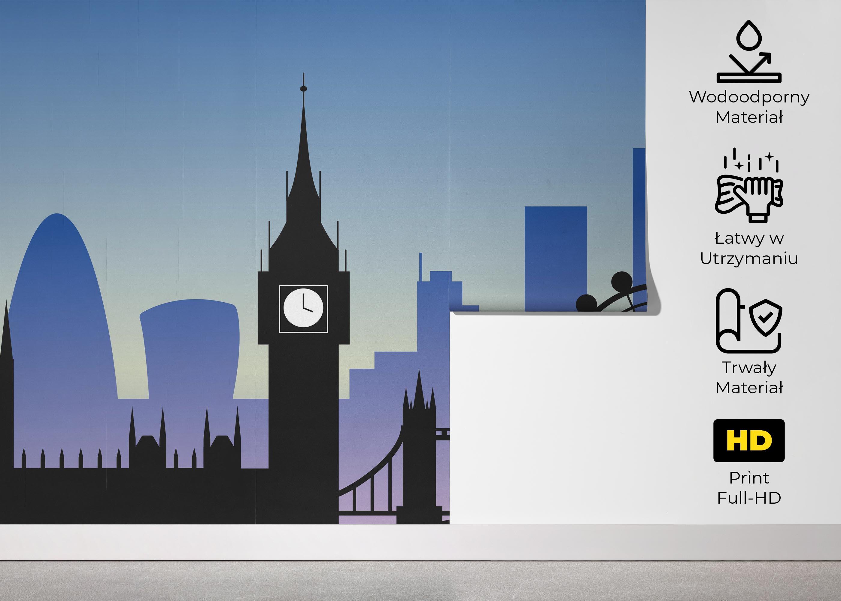 Fototapeta Blue Sky London mockup 5