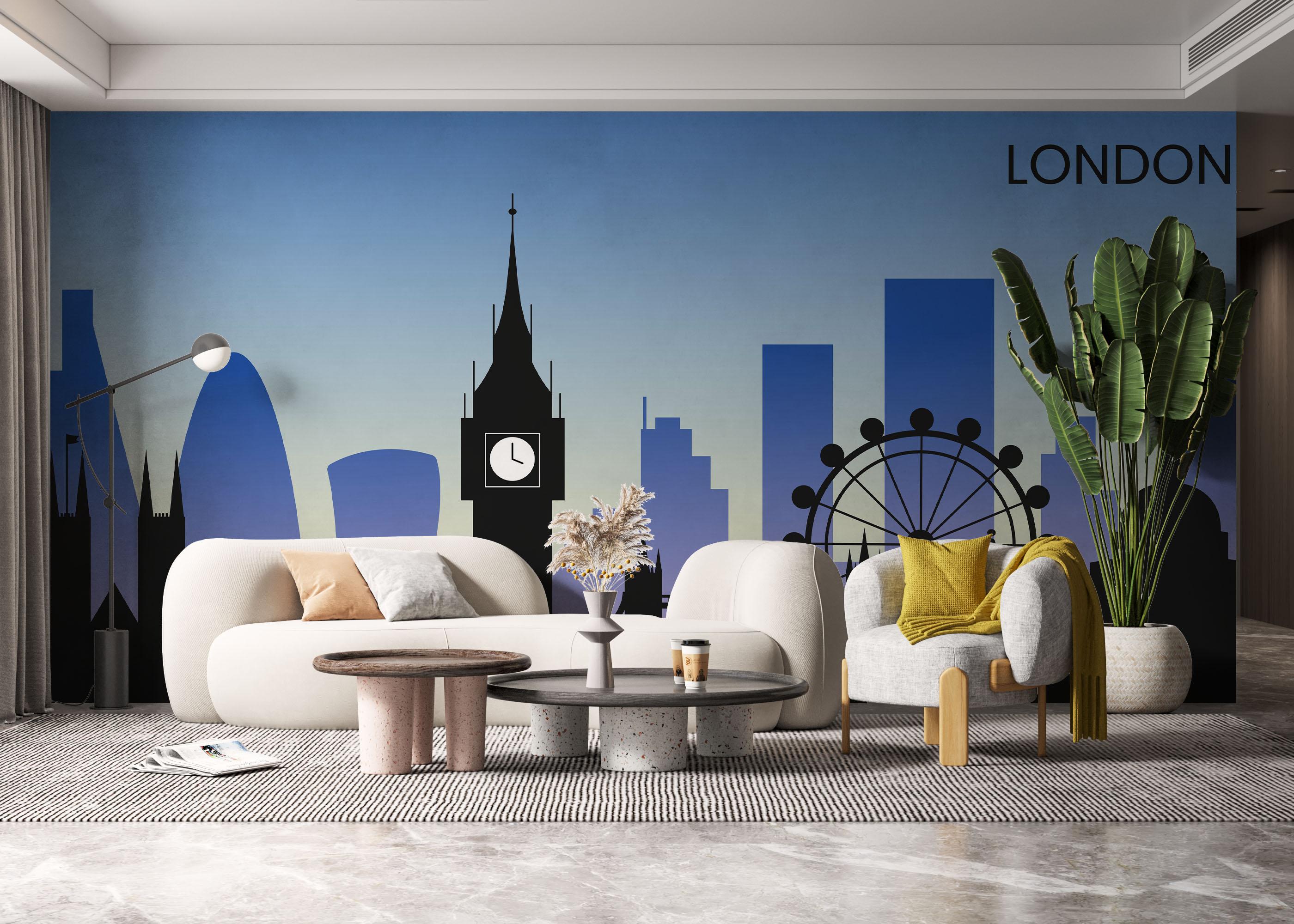 Fototapeta Blue Sky London mockup 6