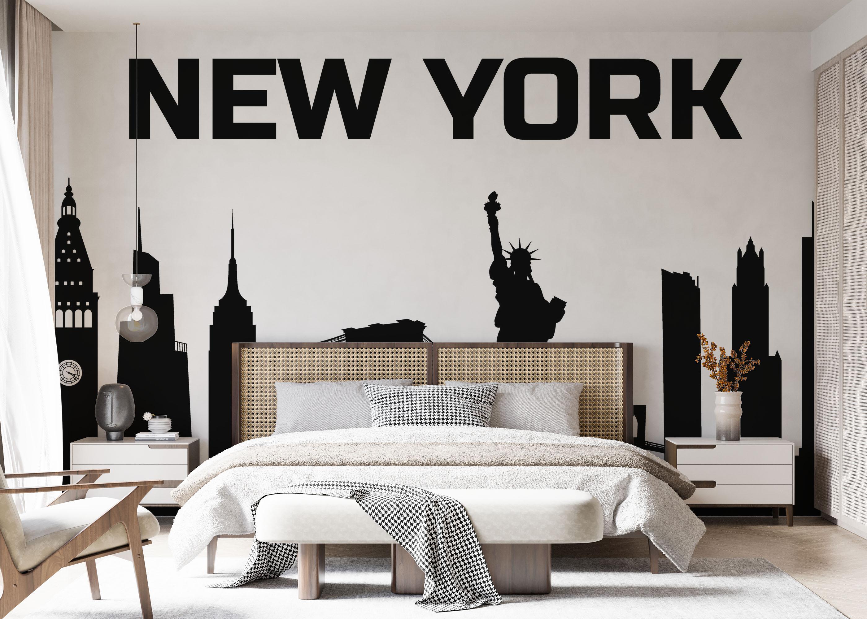 Fototapeta Big New York Text mockup 7