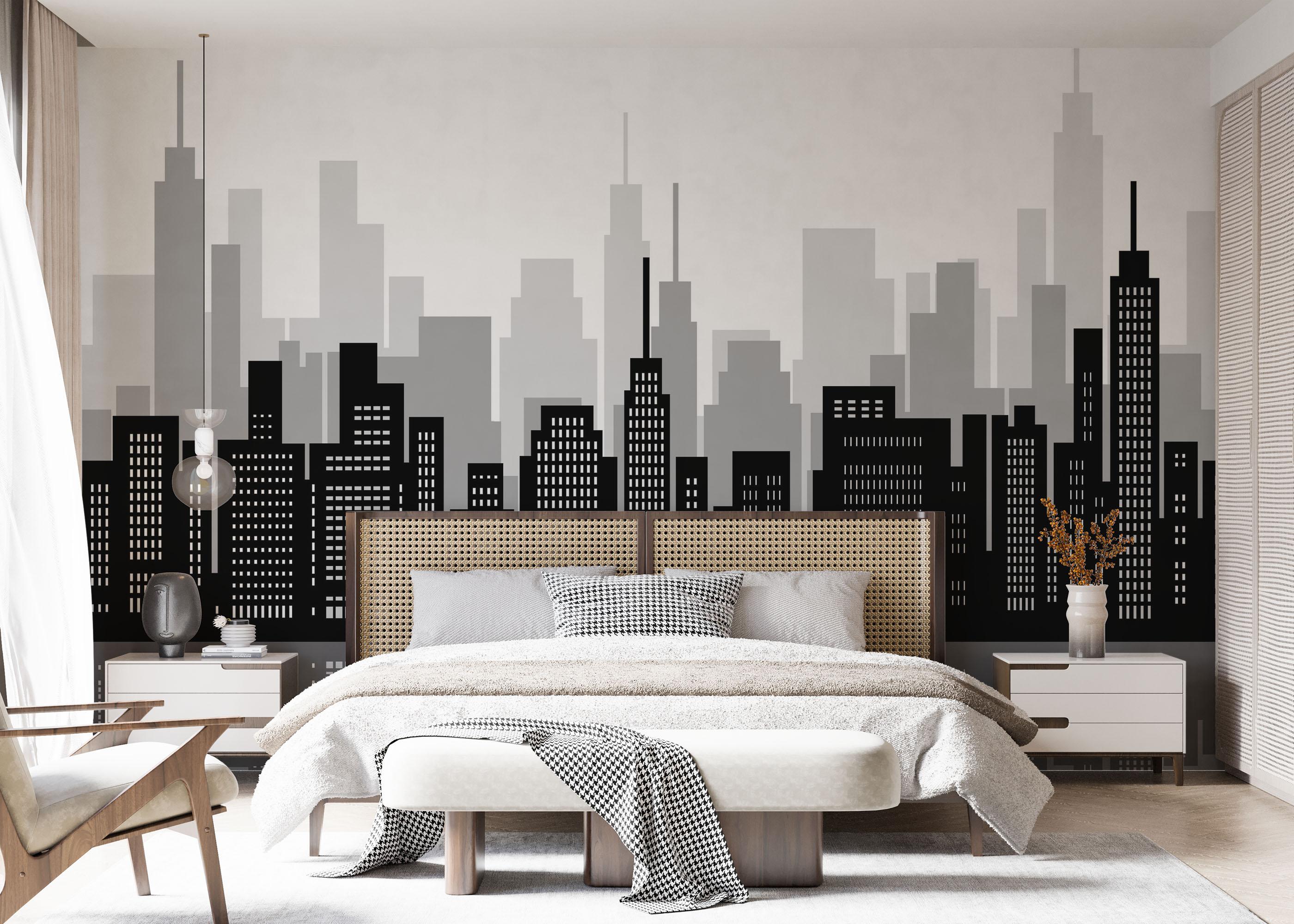 Fototapeta Buildings River mockup 7