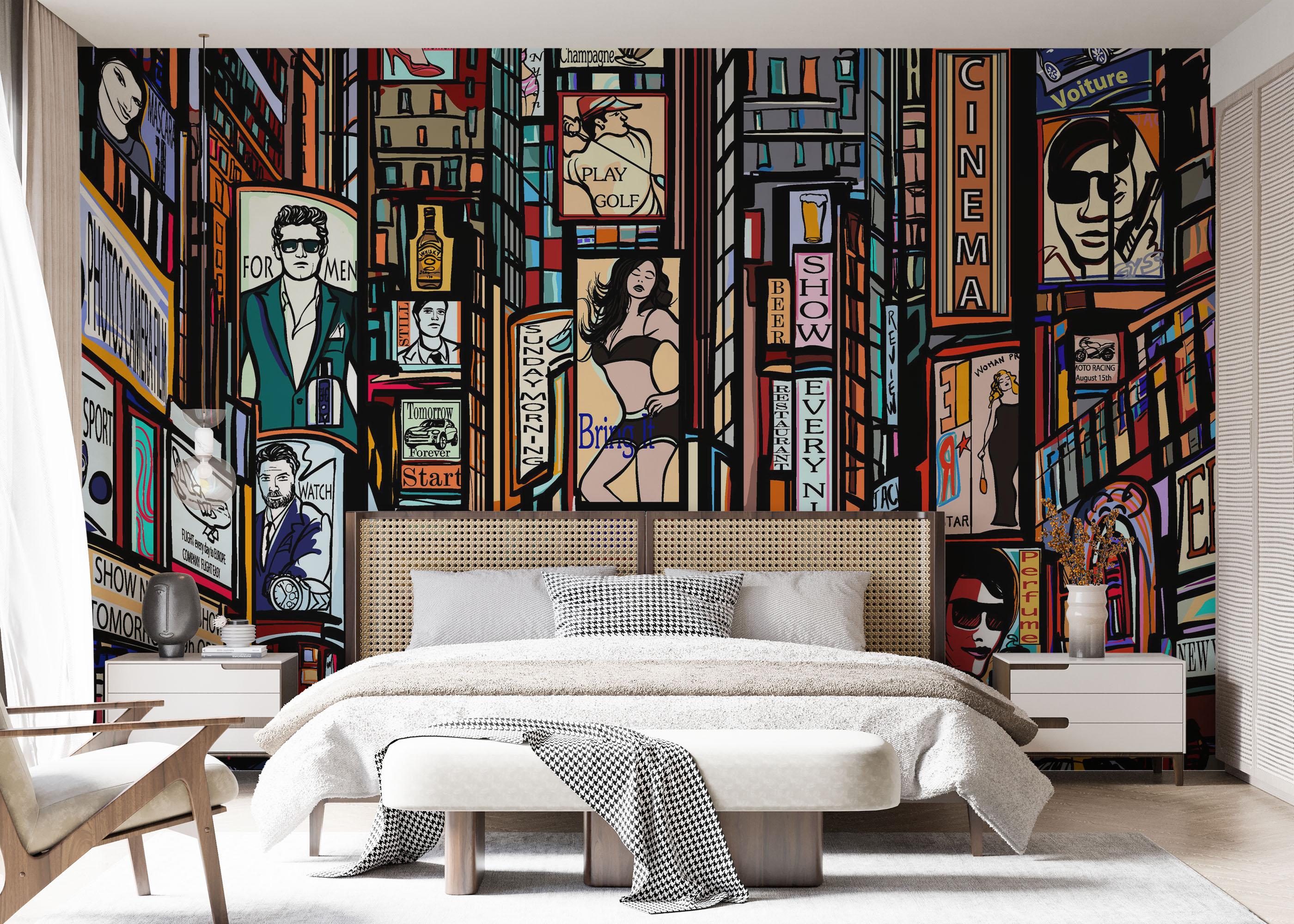 Fototapeta Color City New York mockup 7