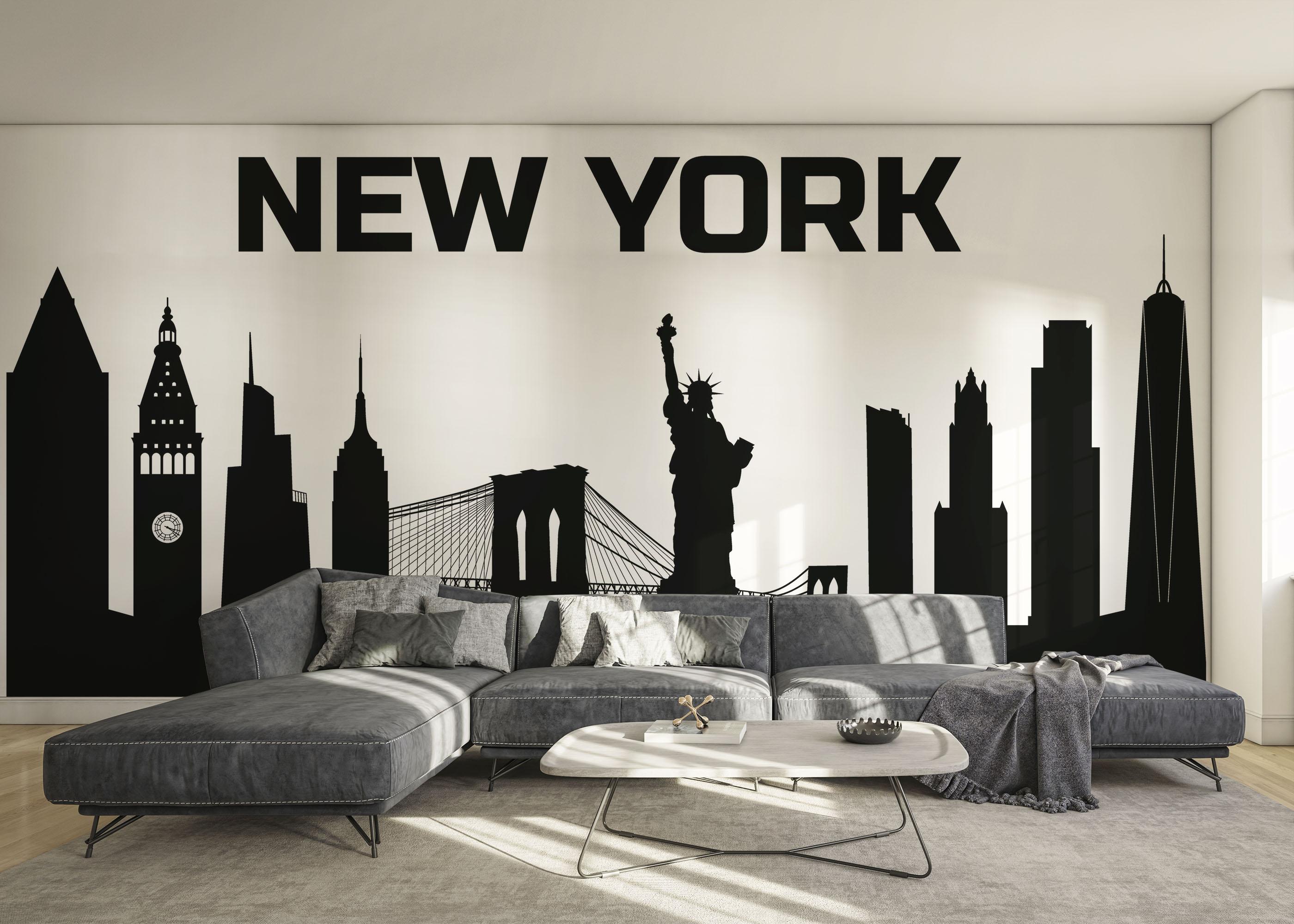 Fototapeta Big New York Text mockup 0