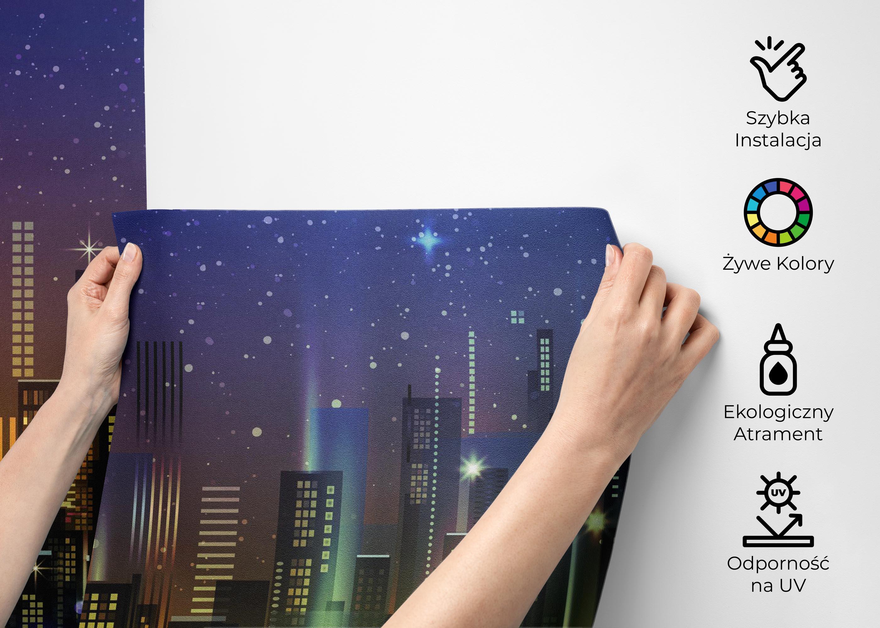 Fototapeta Blue Sky City mockup 2