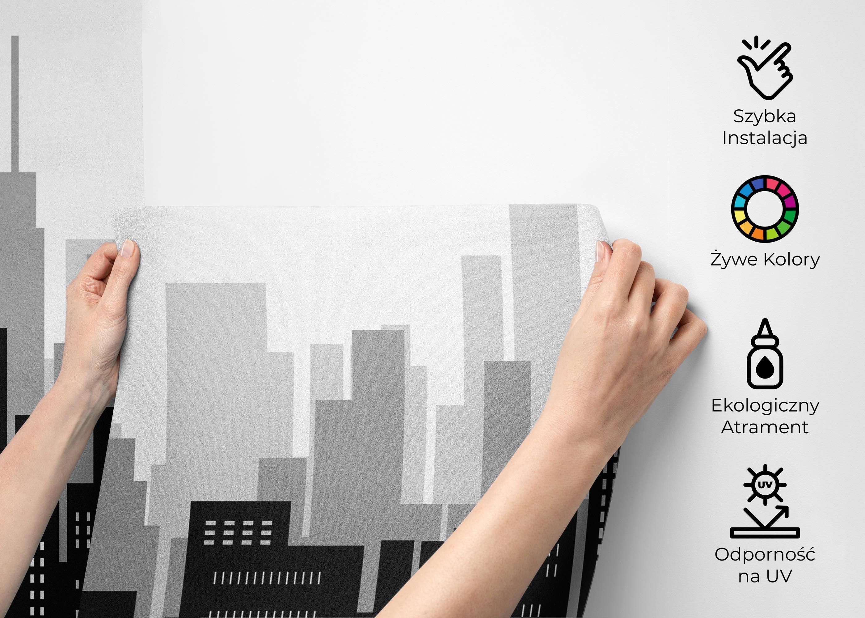 Fototapeta Buildings River mockup 2