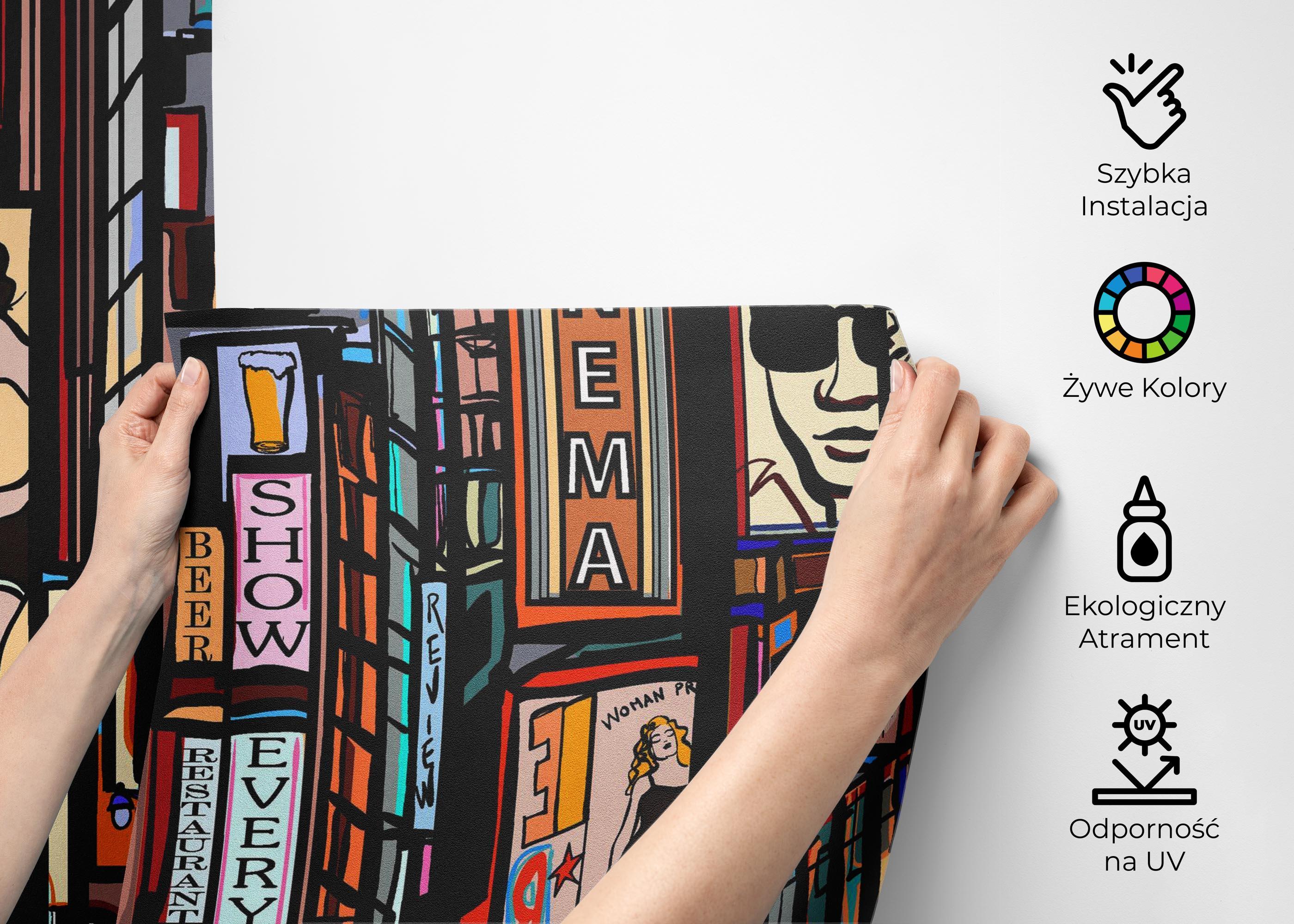 Fototapeta Color City New York mockup 2