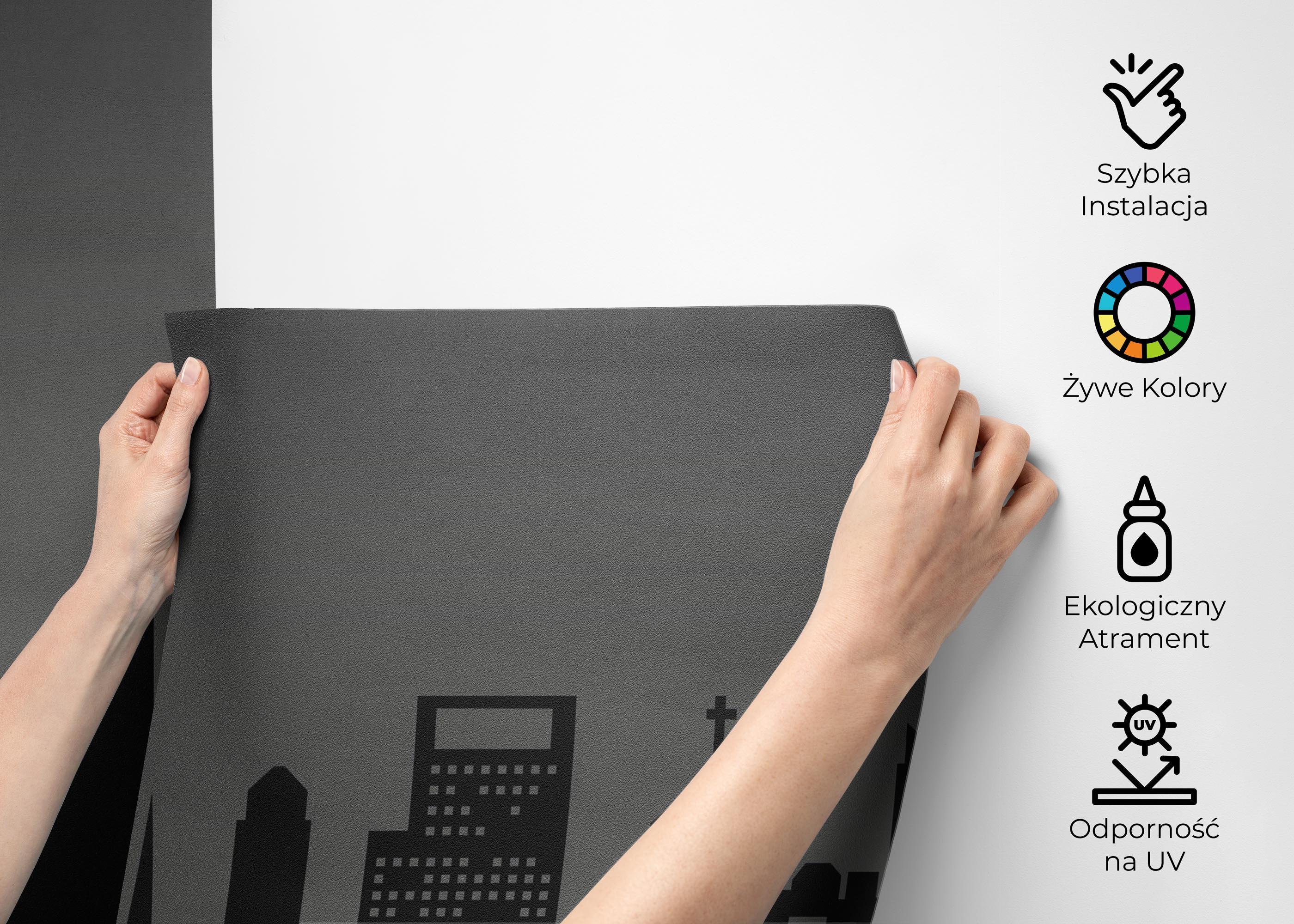 Fototapeta Grey Sky New York mockup 2