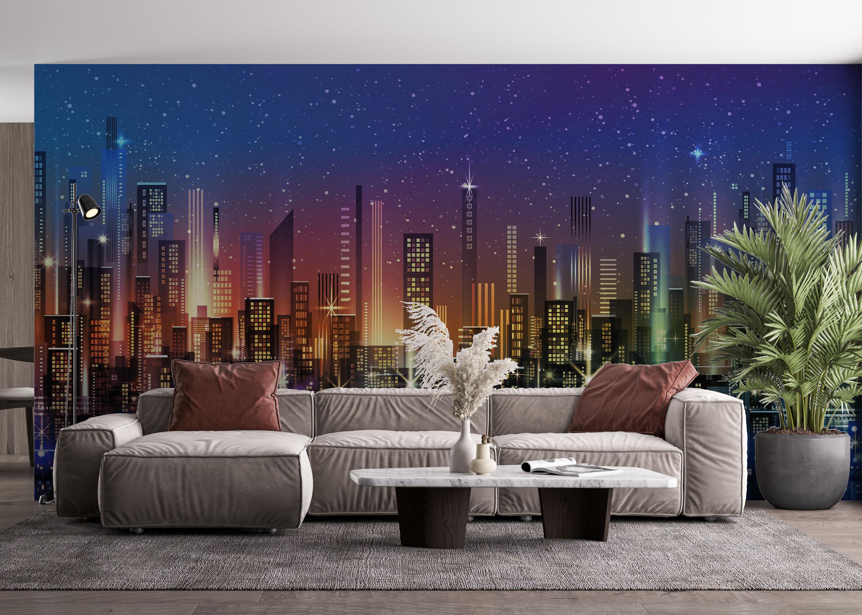 Fototapeta Blue Sky City mockup 4