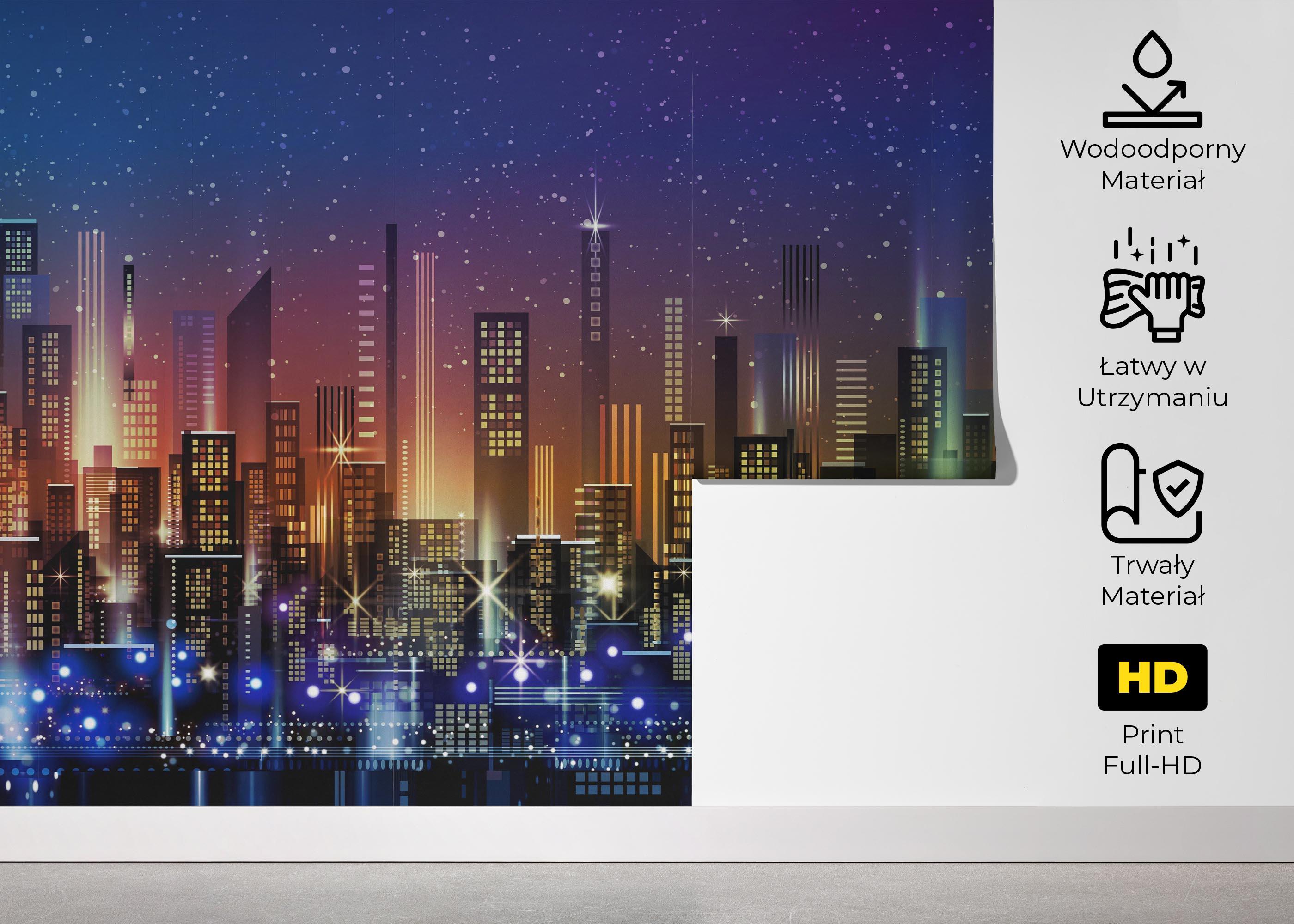 Fototapeta Blue Sky City mockup 5