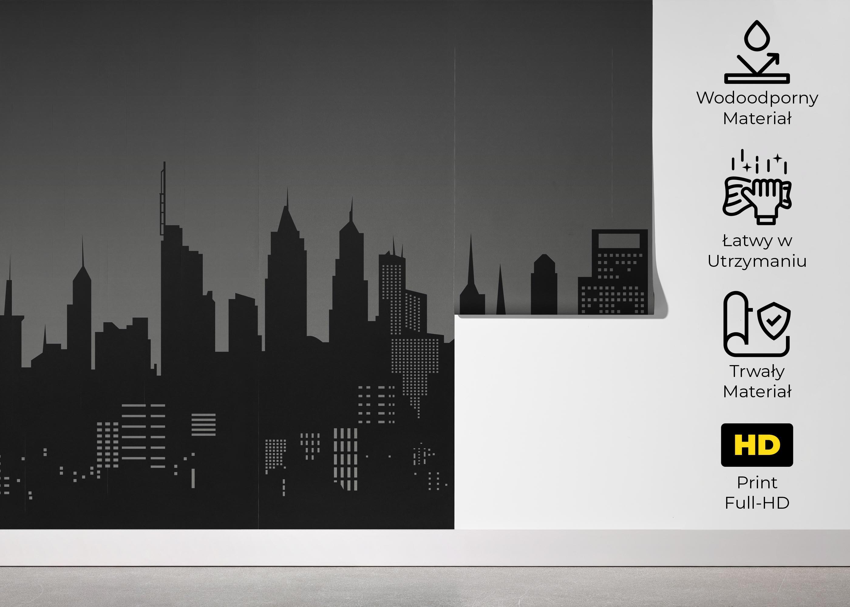 Fototapeta Grey Sky New York mockup 5