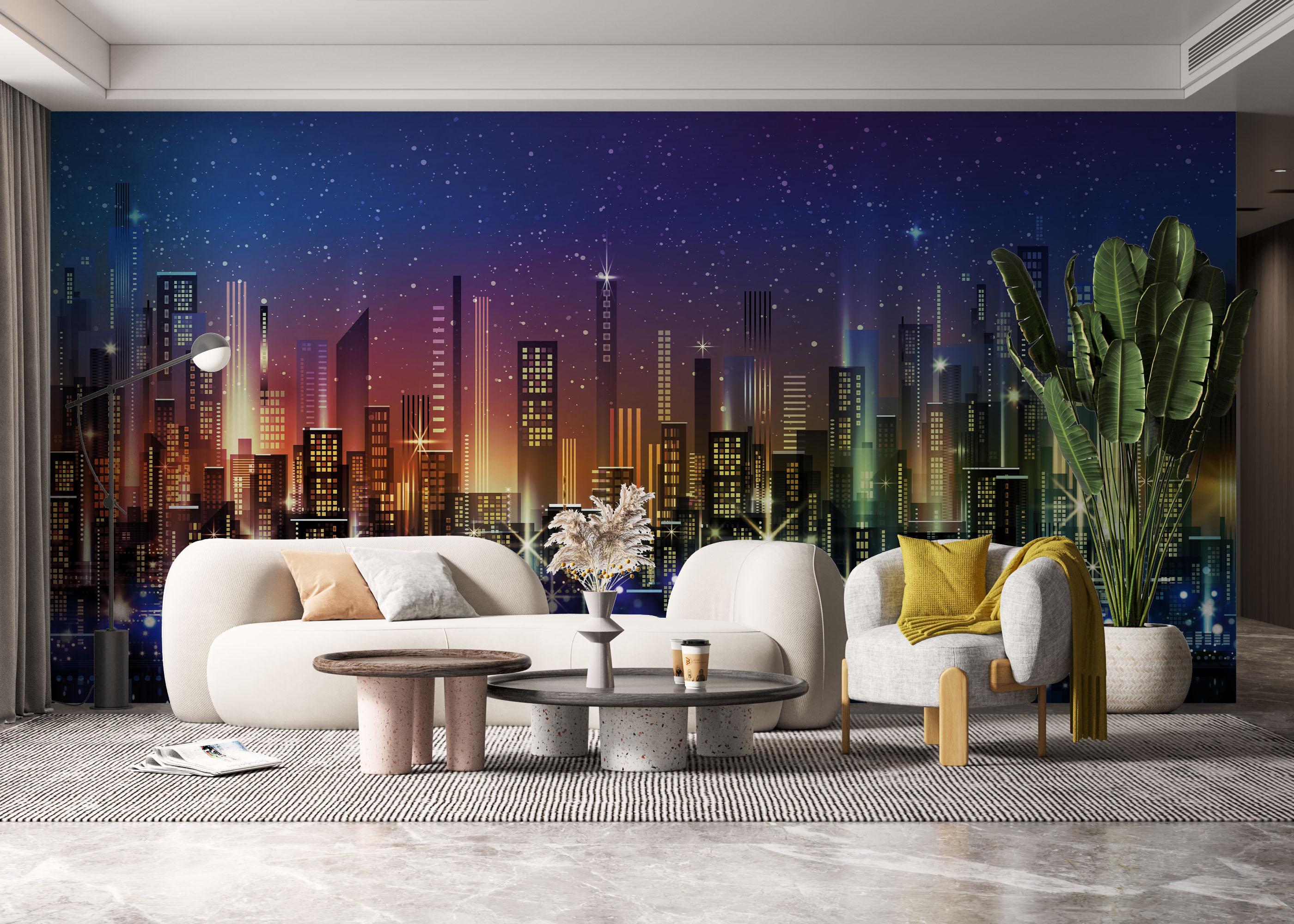 Fototapeta Blue Sky City mockup 6