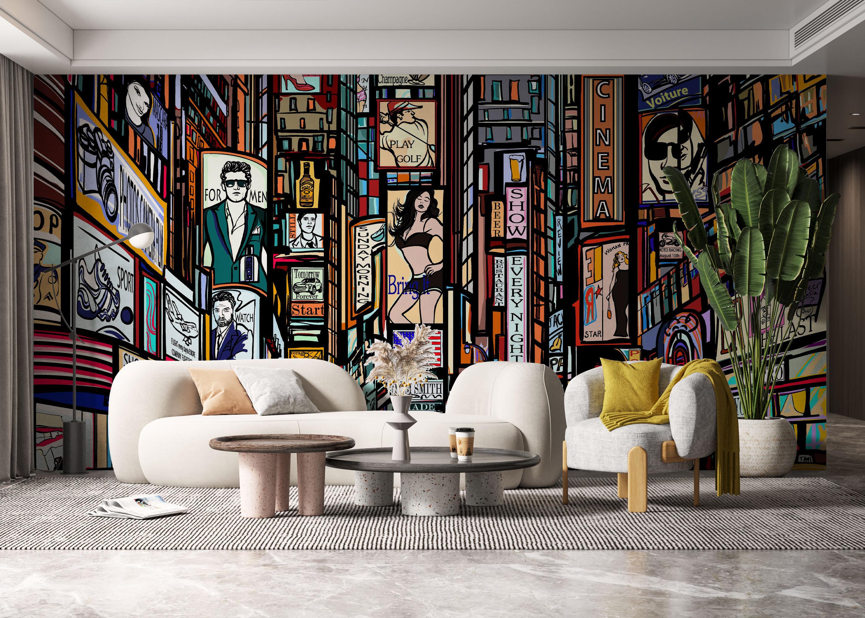 Fototapeta Color City New York mockup 6