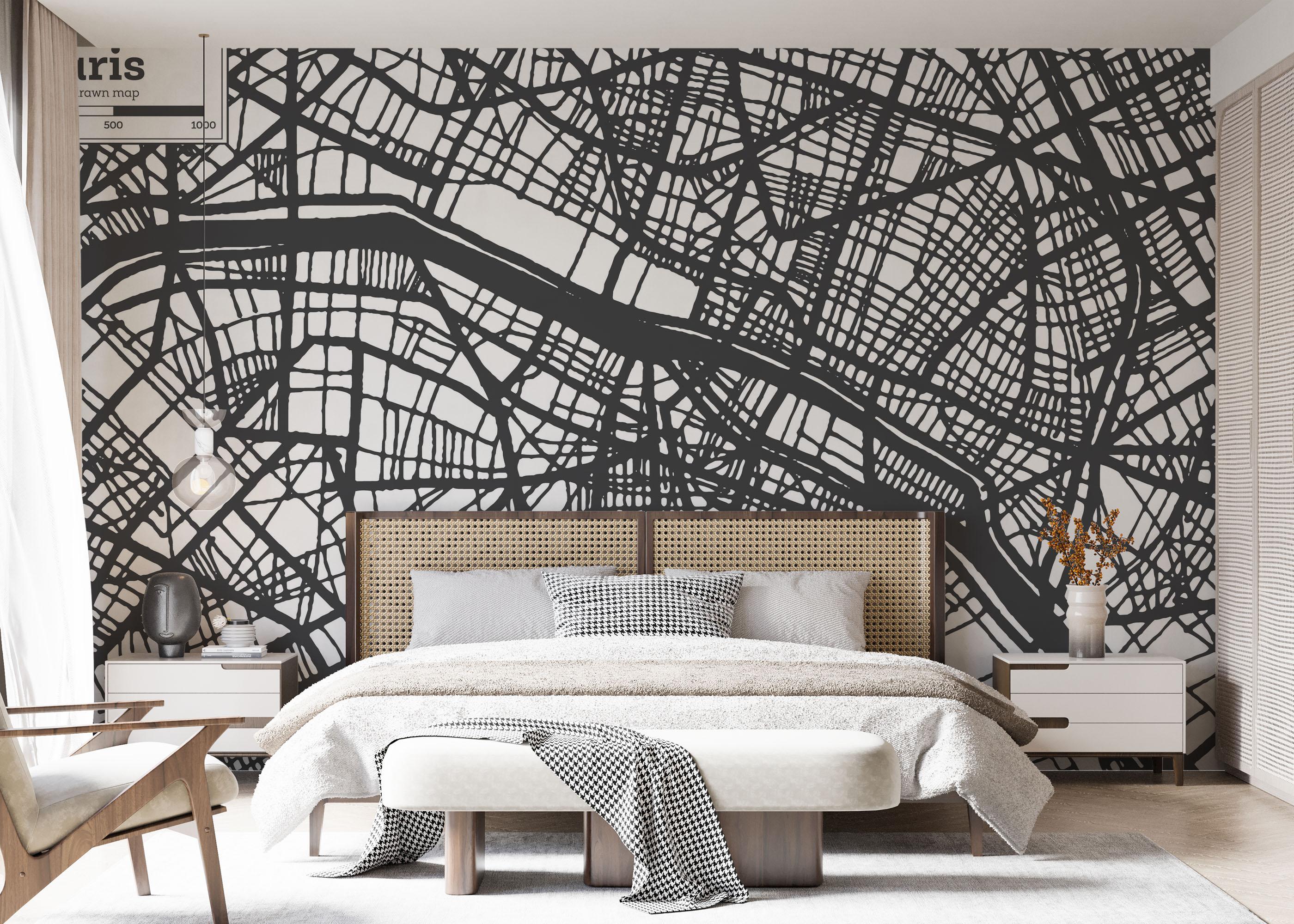 Fototapeta Paris City Map mockup 7