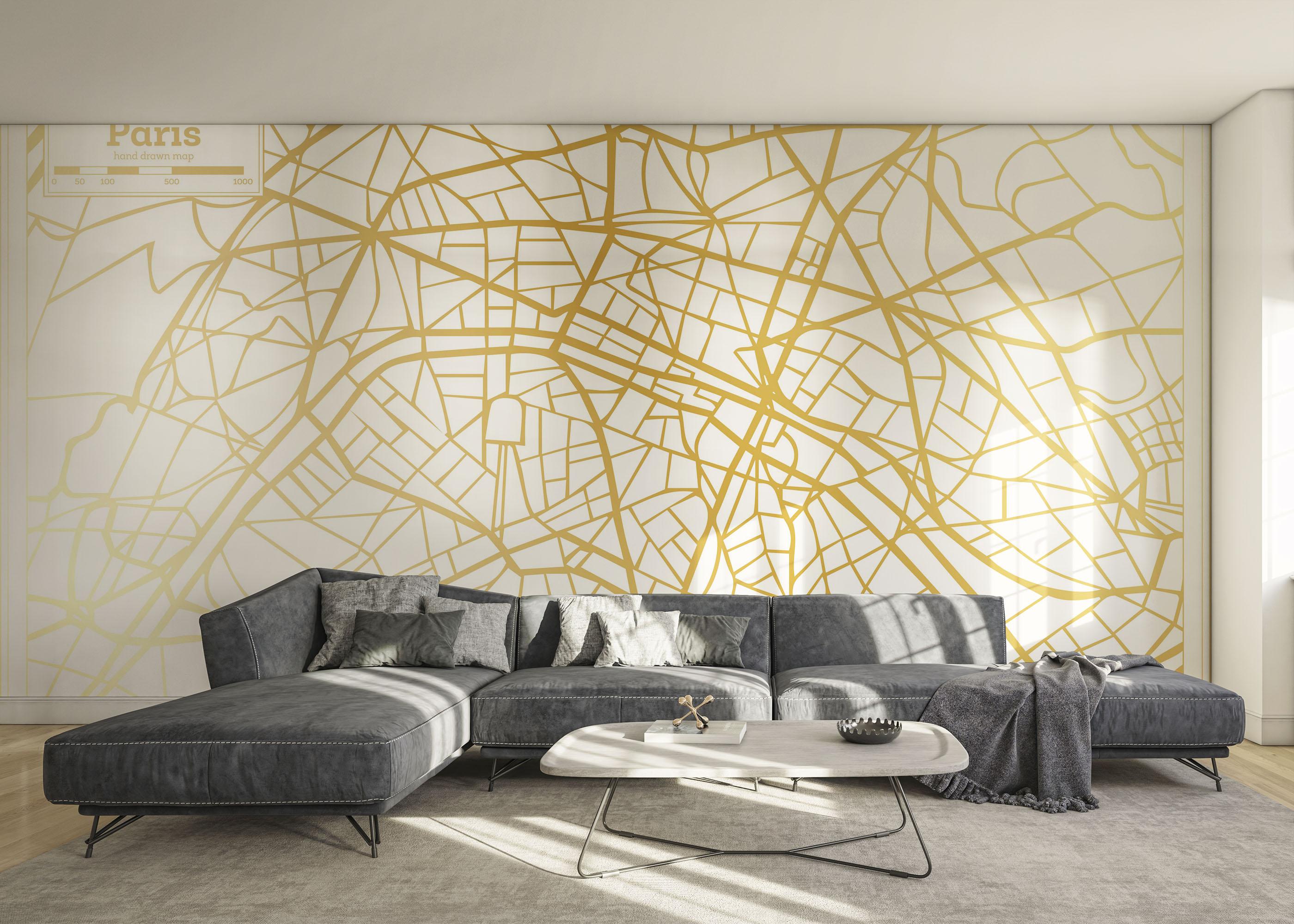 Fototapeta Gold City Paris mockup 0