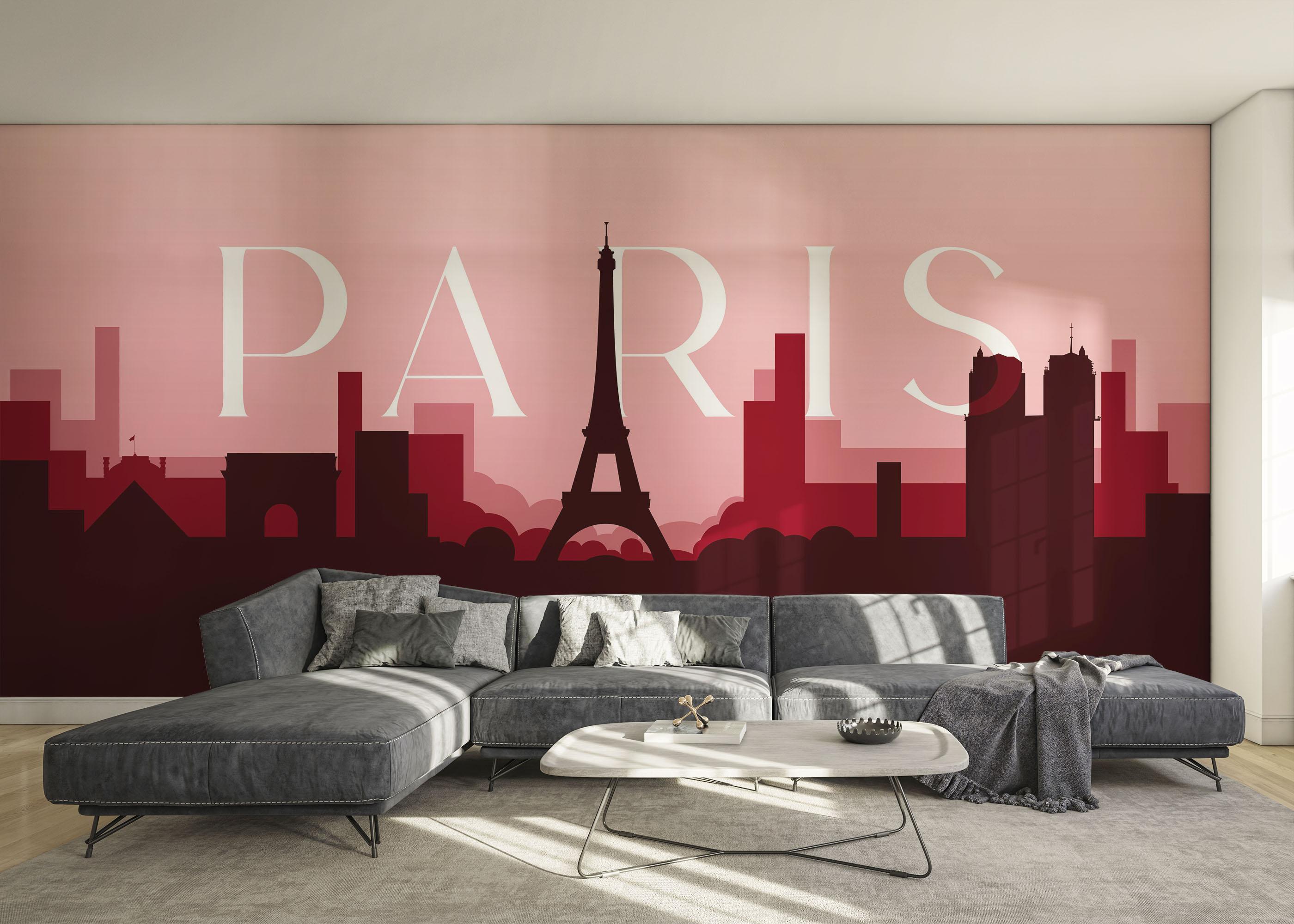Fototapeta Red Light Paris mockup 0