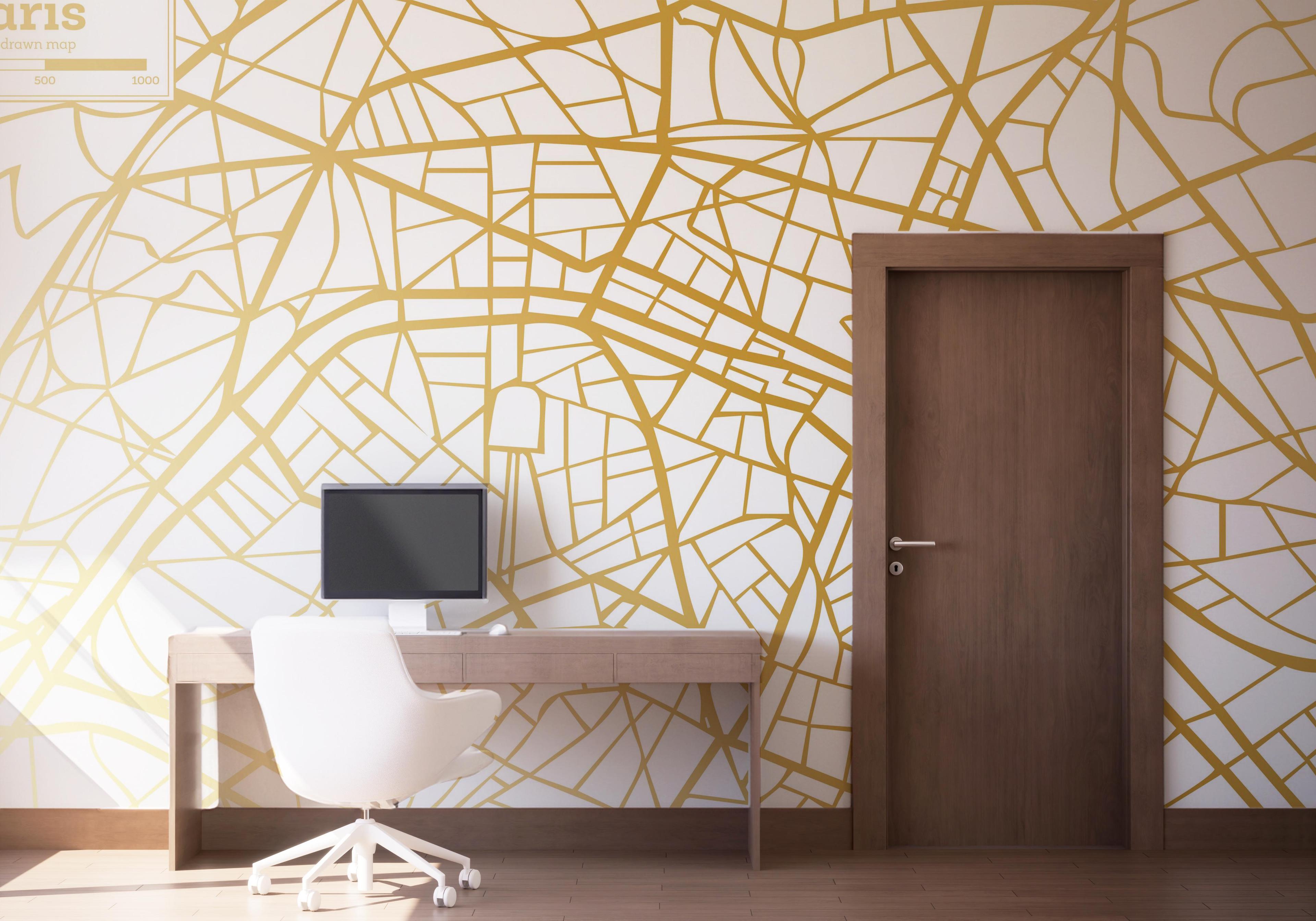 Fototapeta Gold City Paris mockup 1