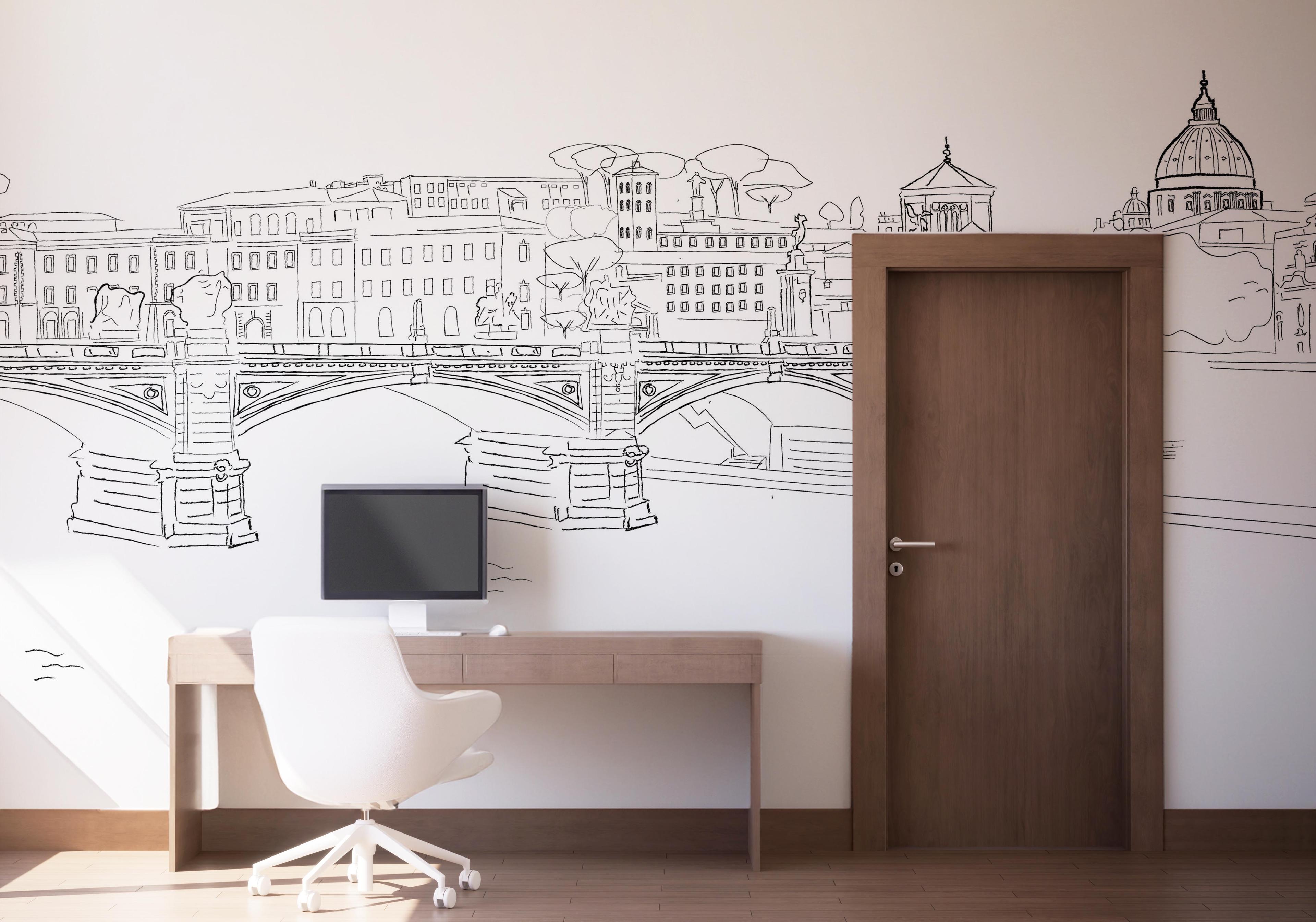 Fototapeta Sketch France mockup 1