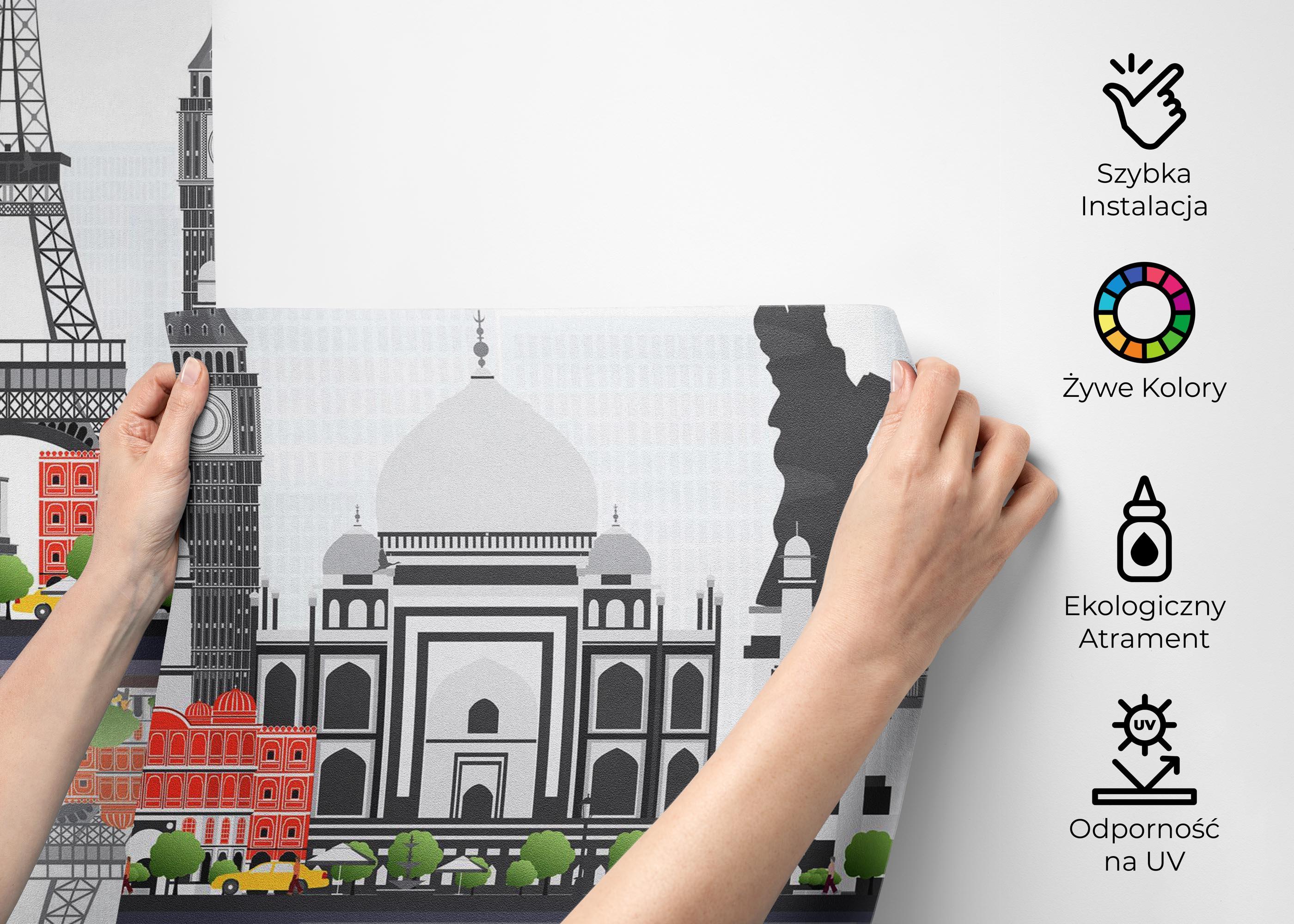 Fototapeta Around The World mockup 2