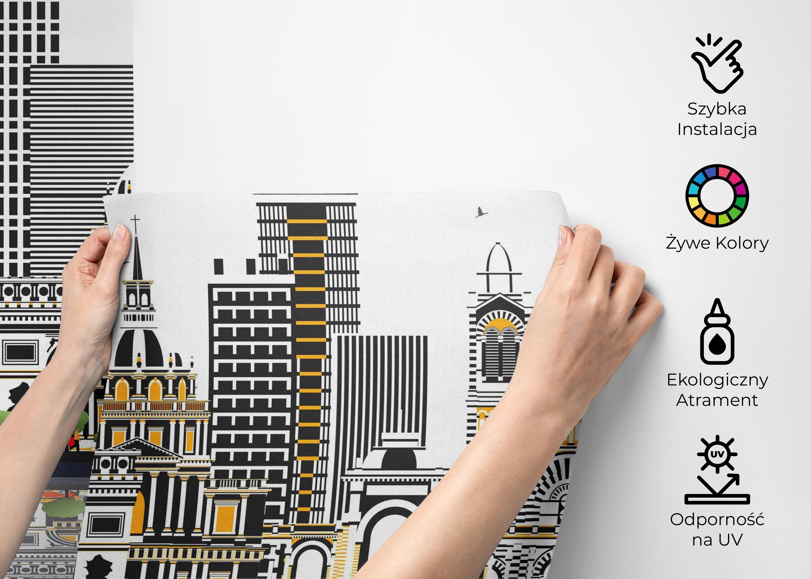 Fototapeta France Skyline mockup 2