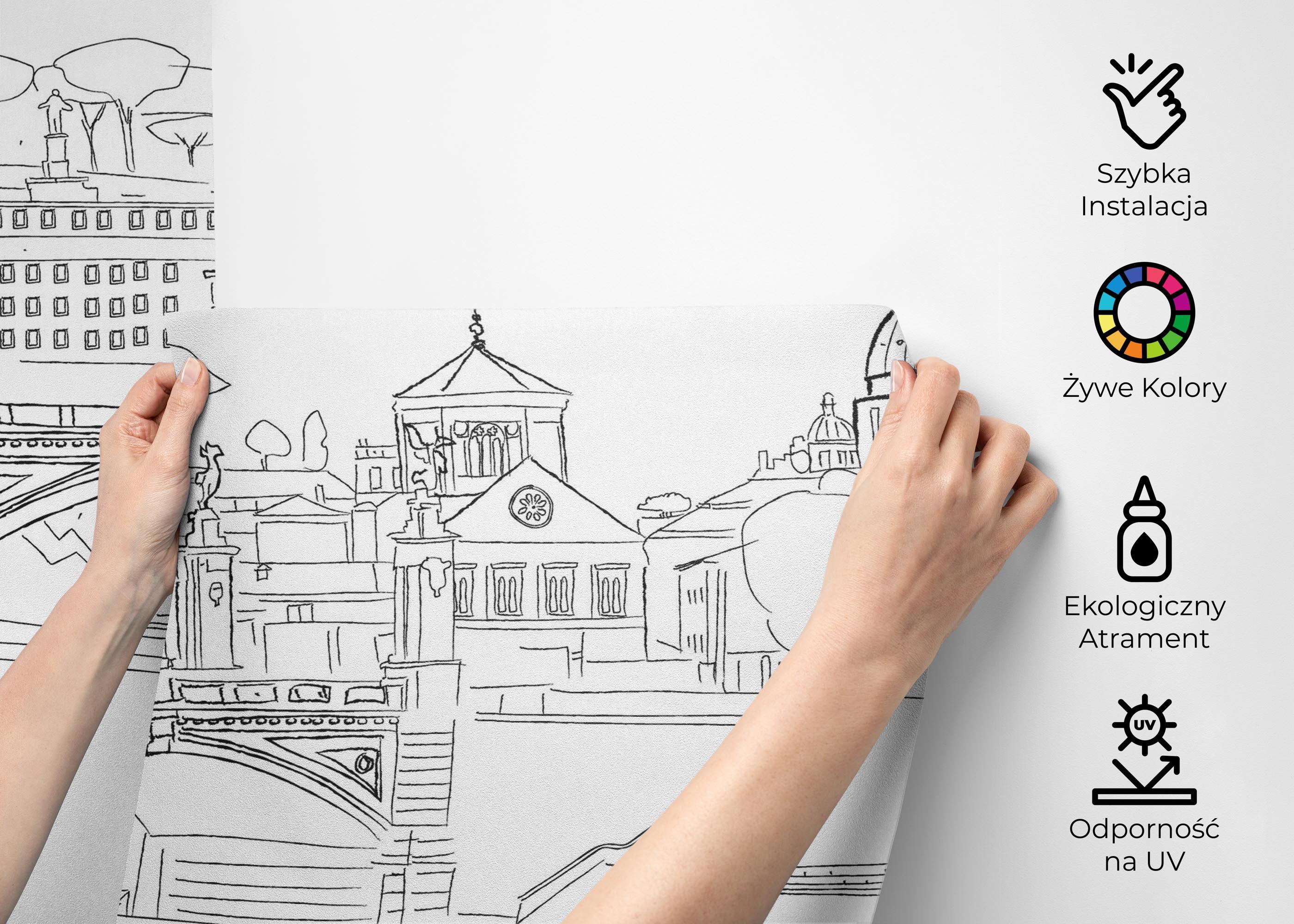 Fototapeta Sketch France mockup 2