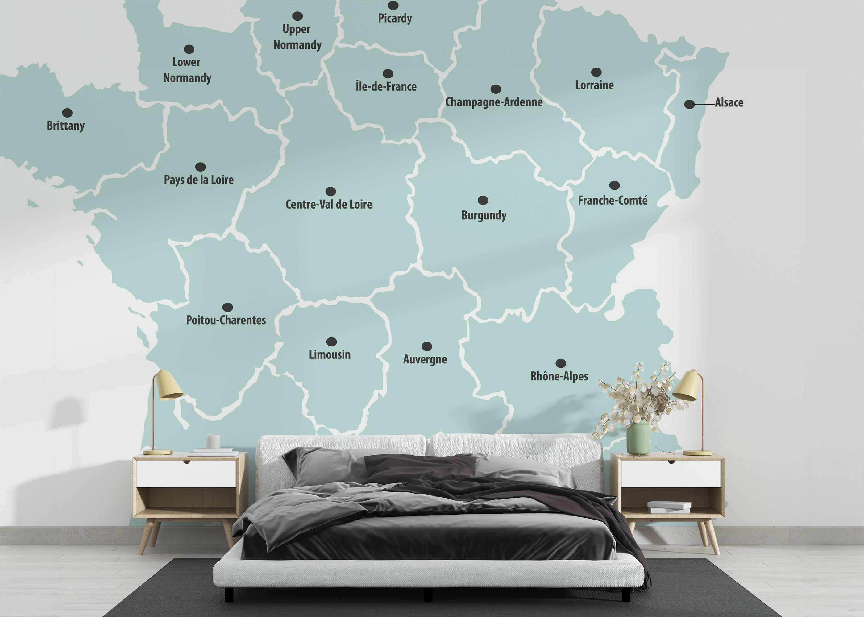 Fototapeta France Regions mockup 3