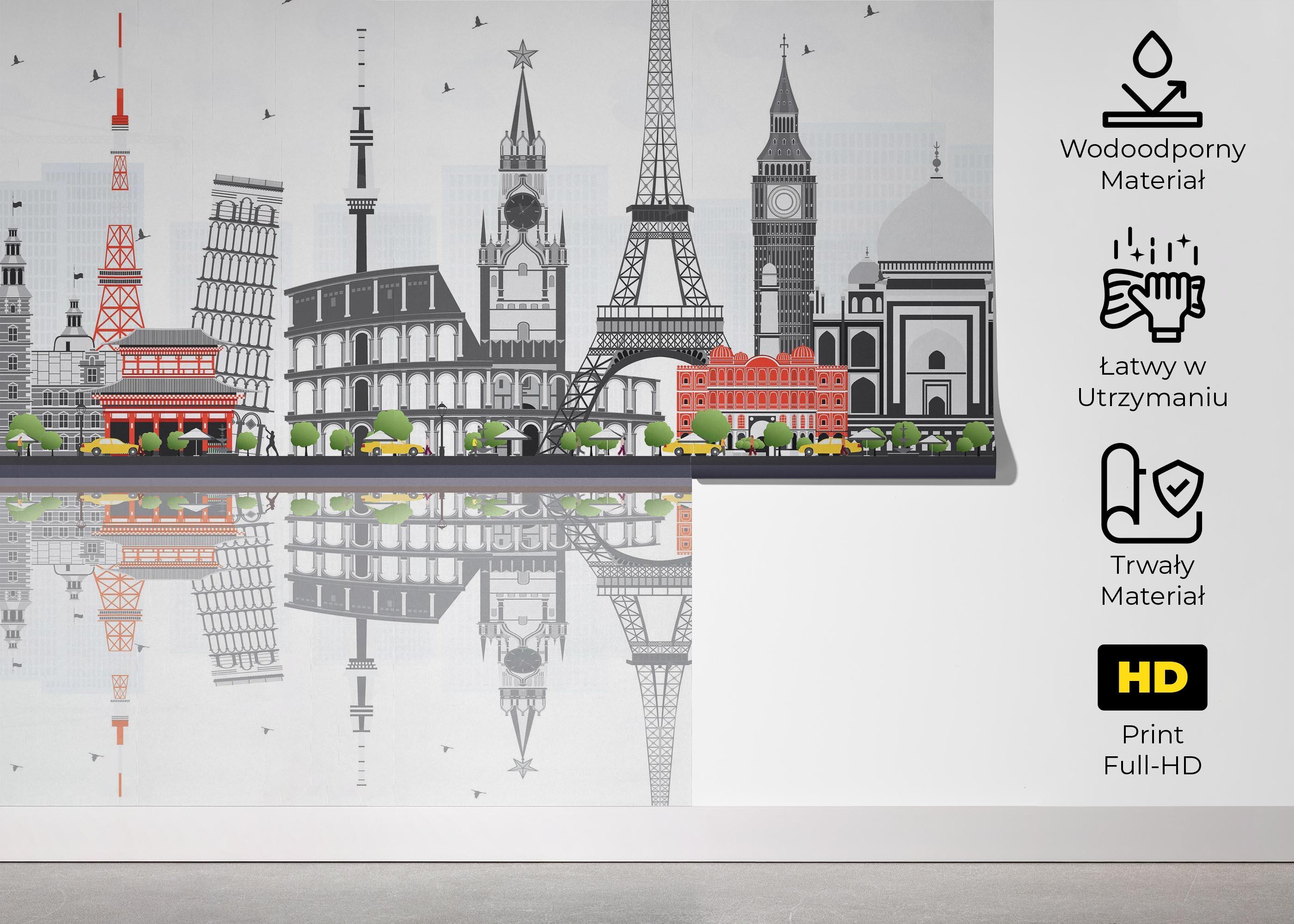 Fototapeta Around The World mockup 5