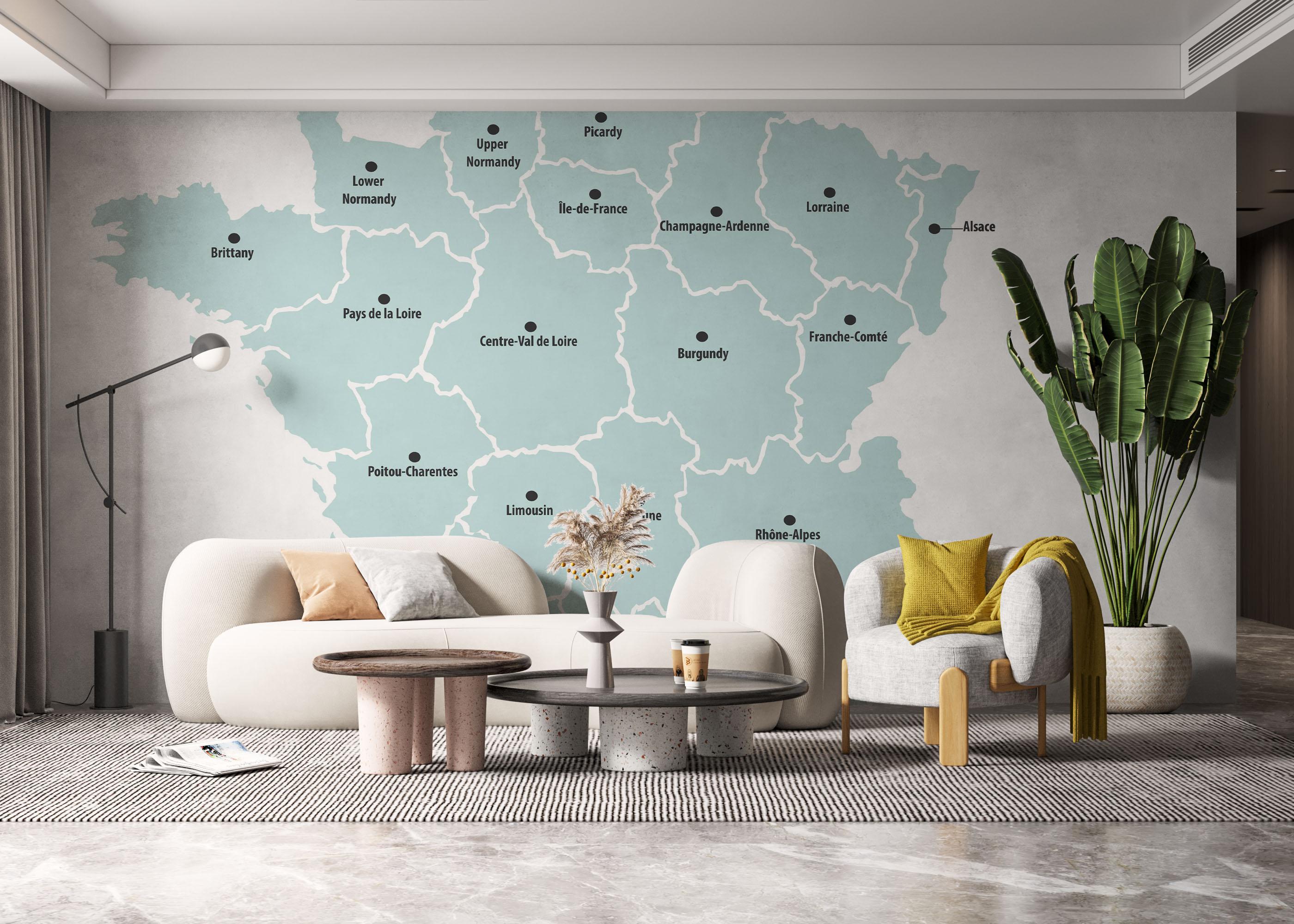 Fototapeta France Regions mockup 6