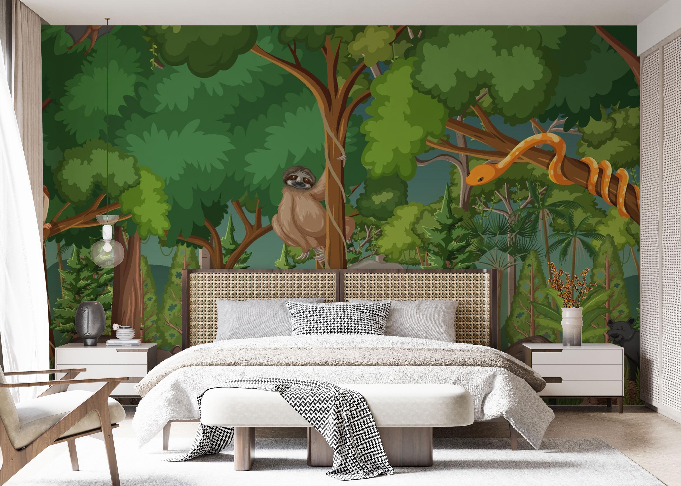 Fototapeta Animal Forest Kids mockup 7