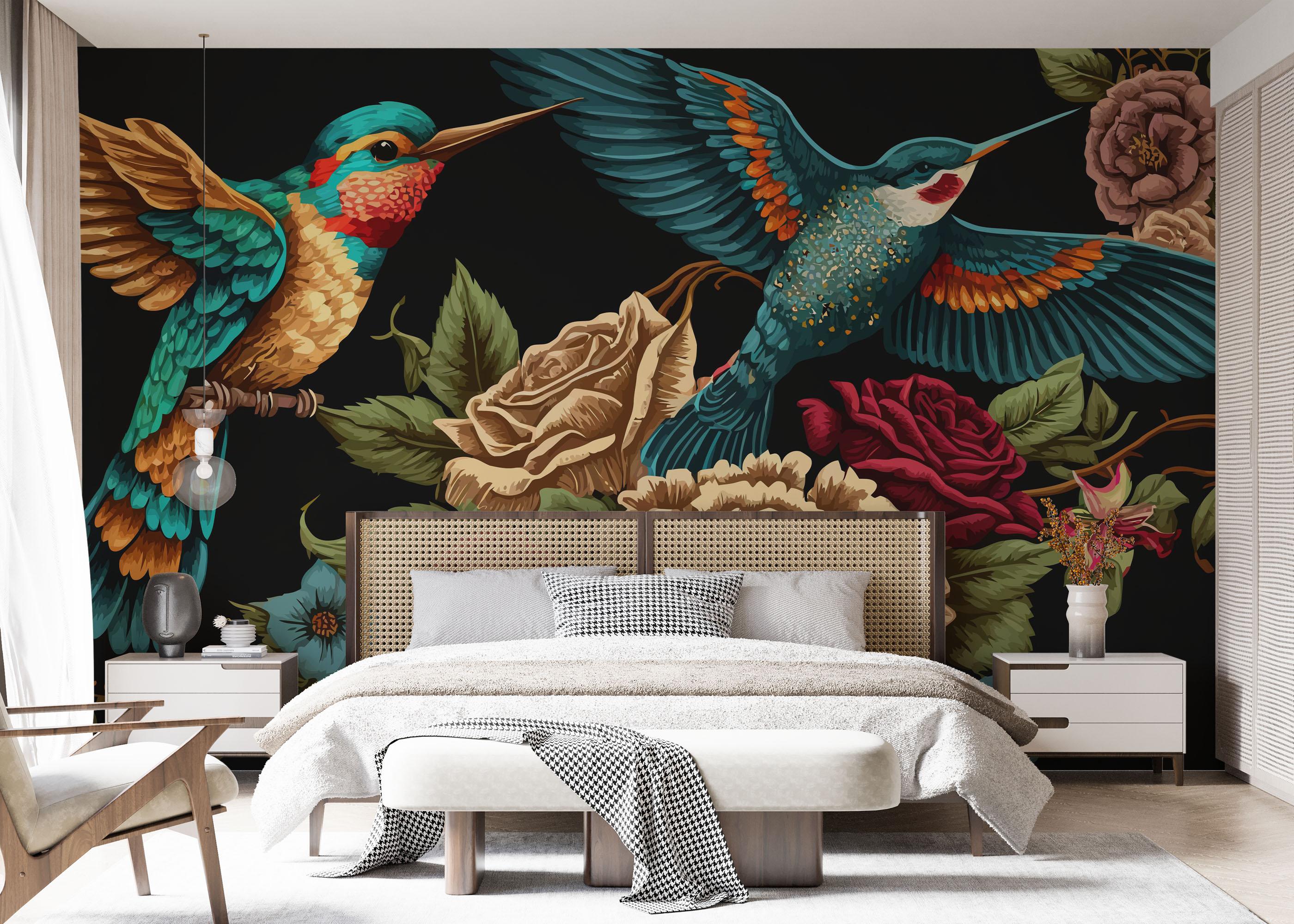 Fototapeta Blue Bird Art mockup 7