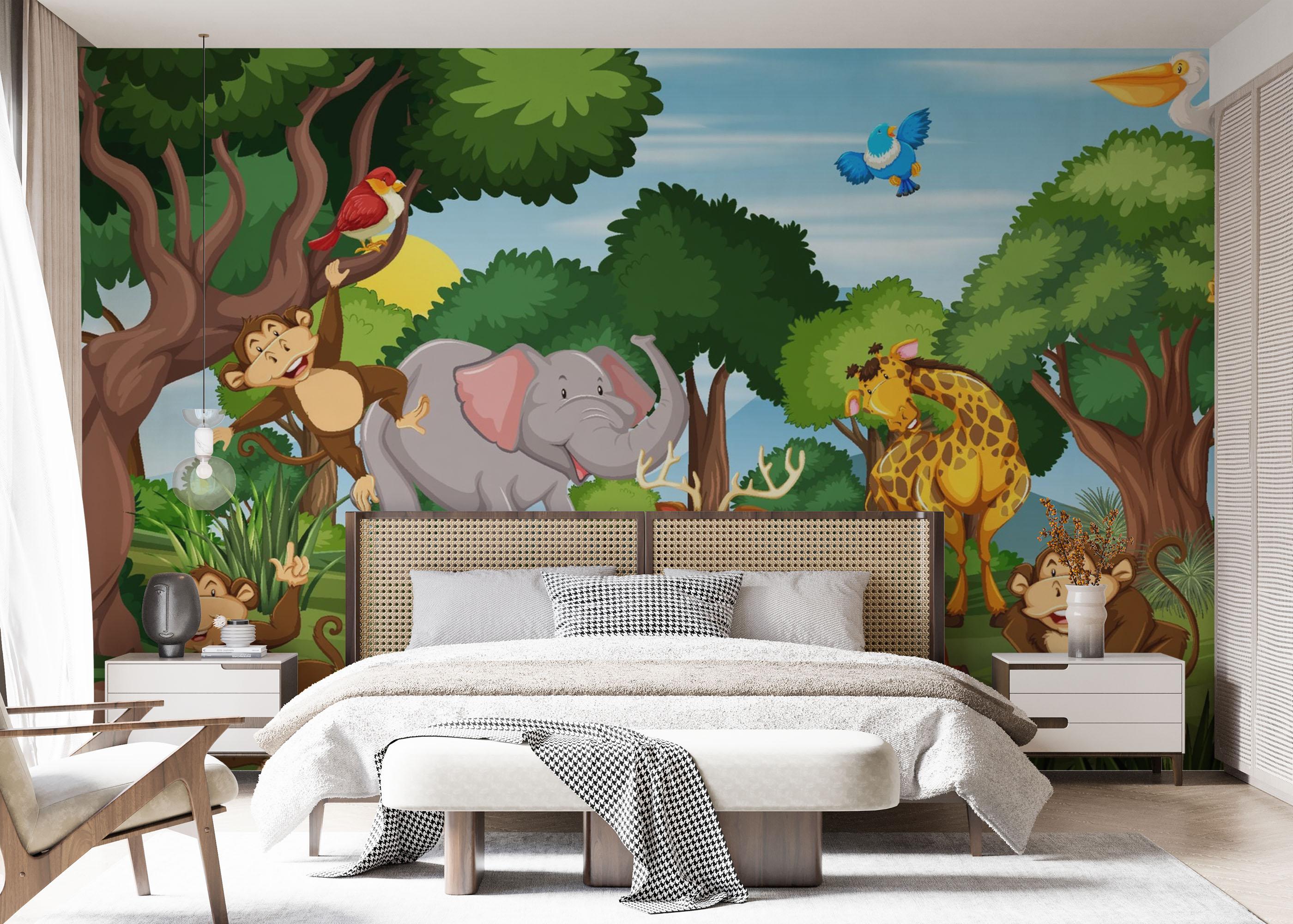 Fototapeta Wild Animal Running mockup 7