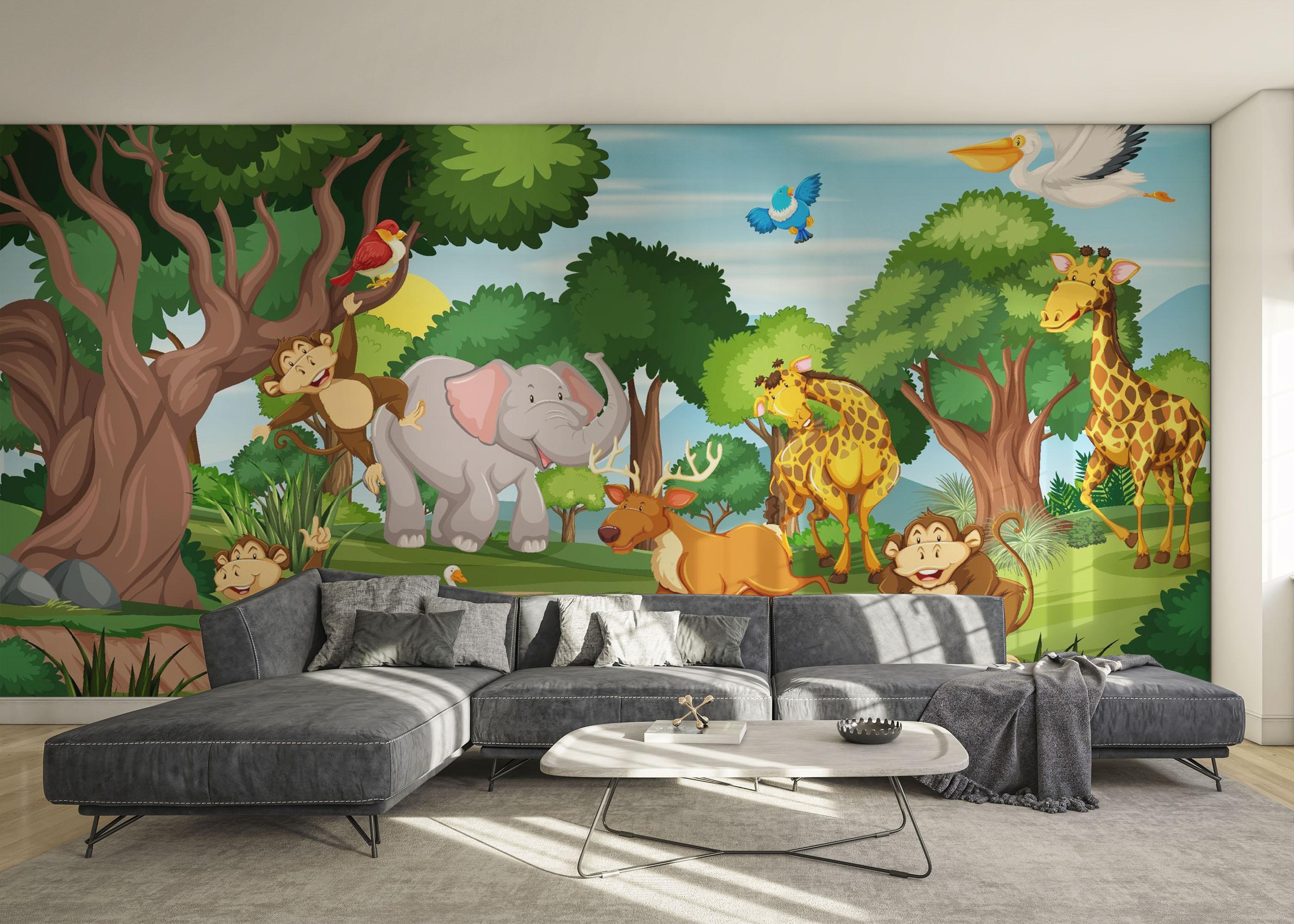 Fototapeta Wild Animal Running mockup 0