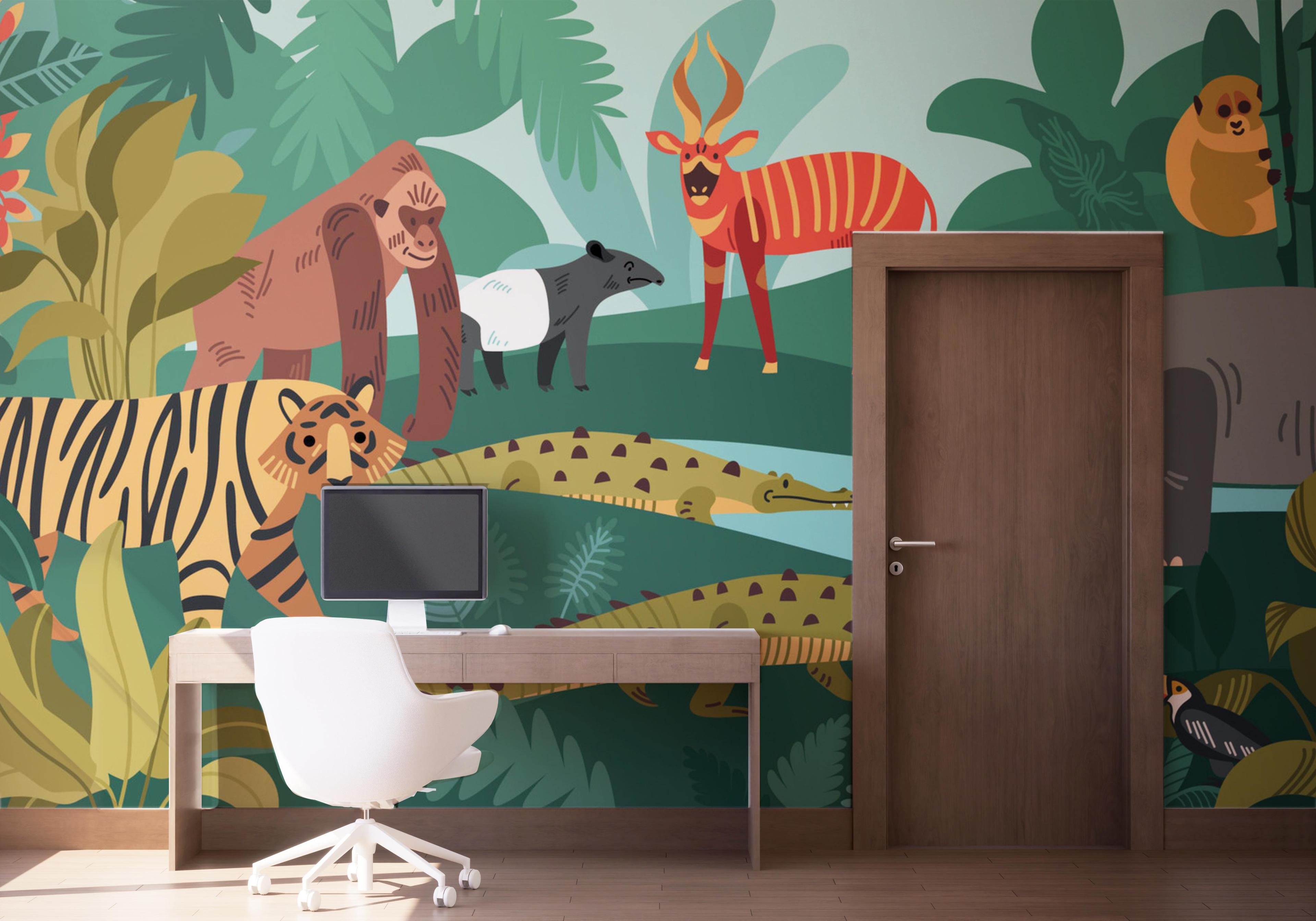 Fototapeta Animal Composition mockup 1