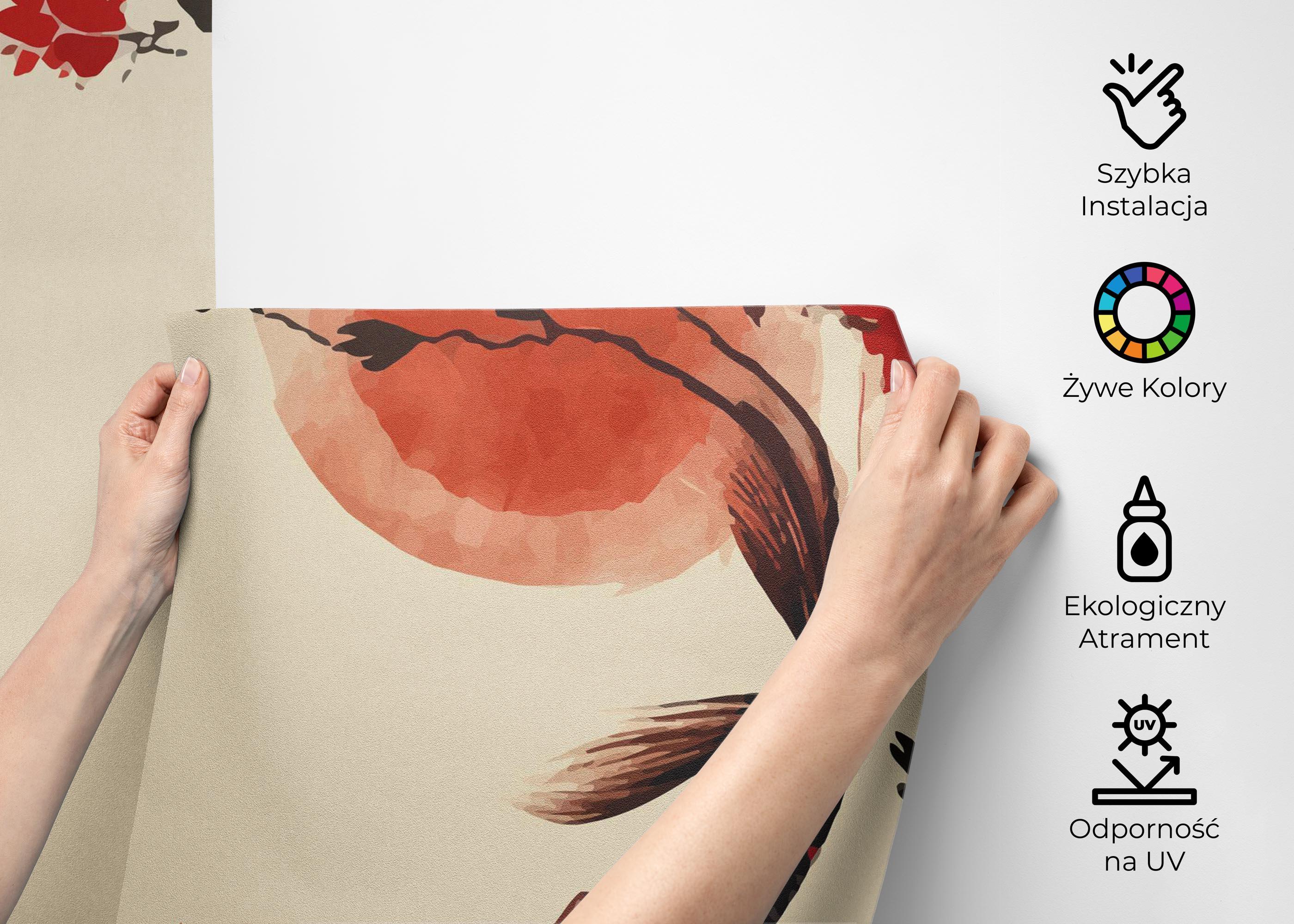 Fototapeta Red Black Koi mockup 2