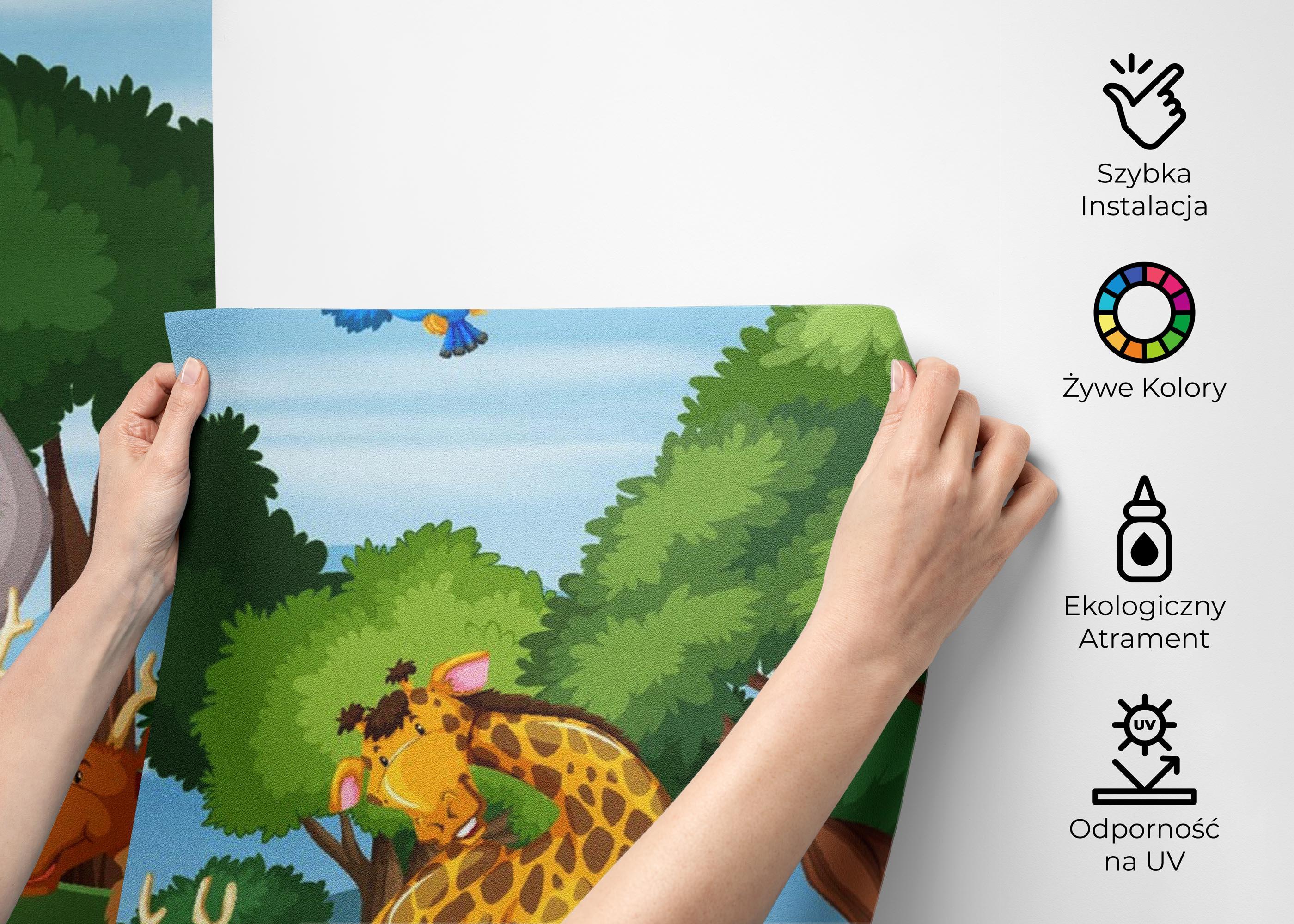 Fototapeta Wild Animal Running mockup 2