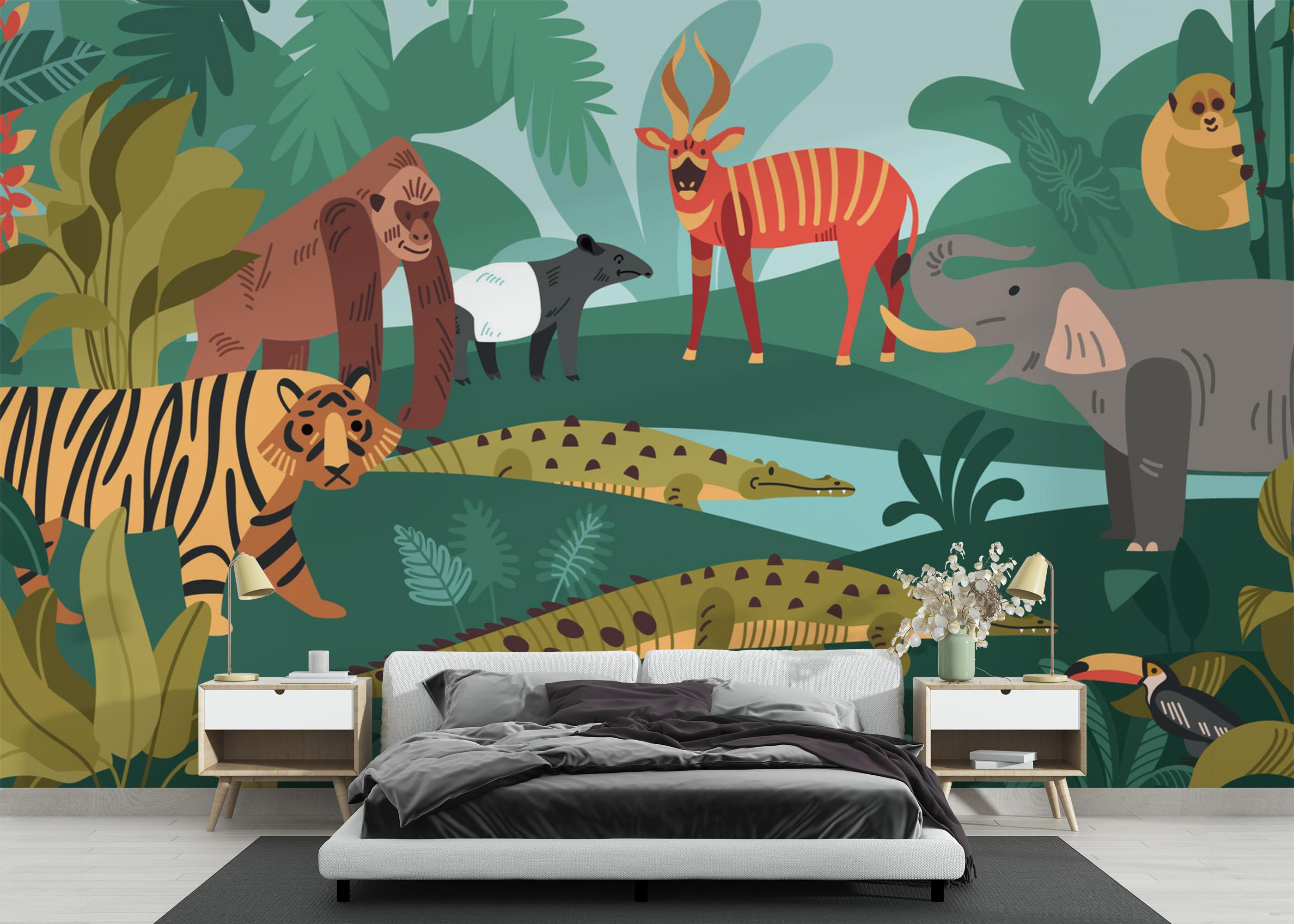 Fototapeta Animal Composition mockup 3