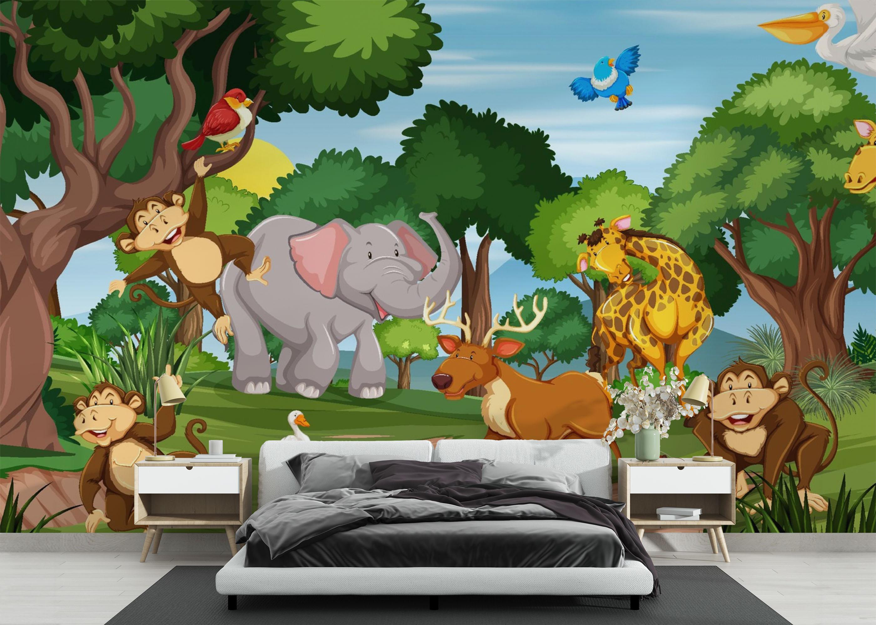 Fototapeta Wild Animal Running mockup 3