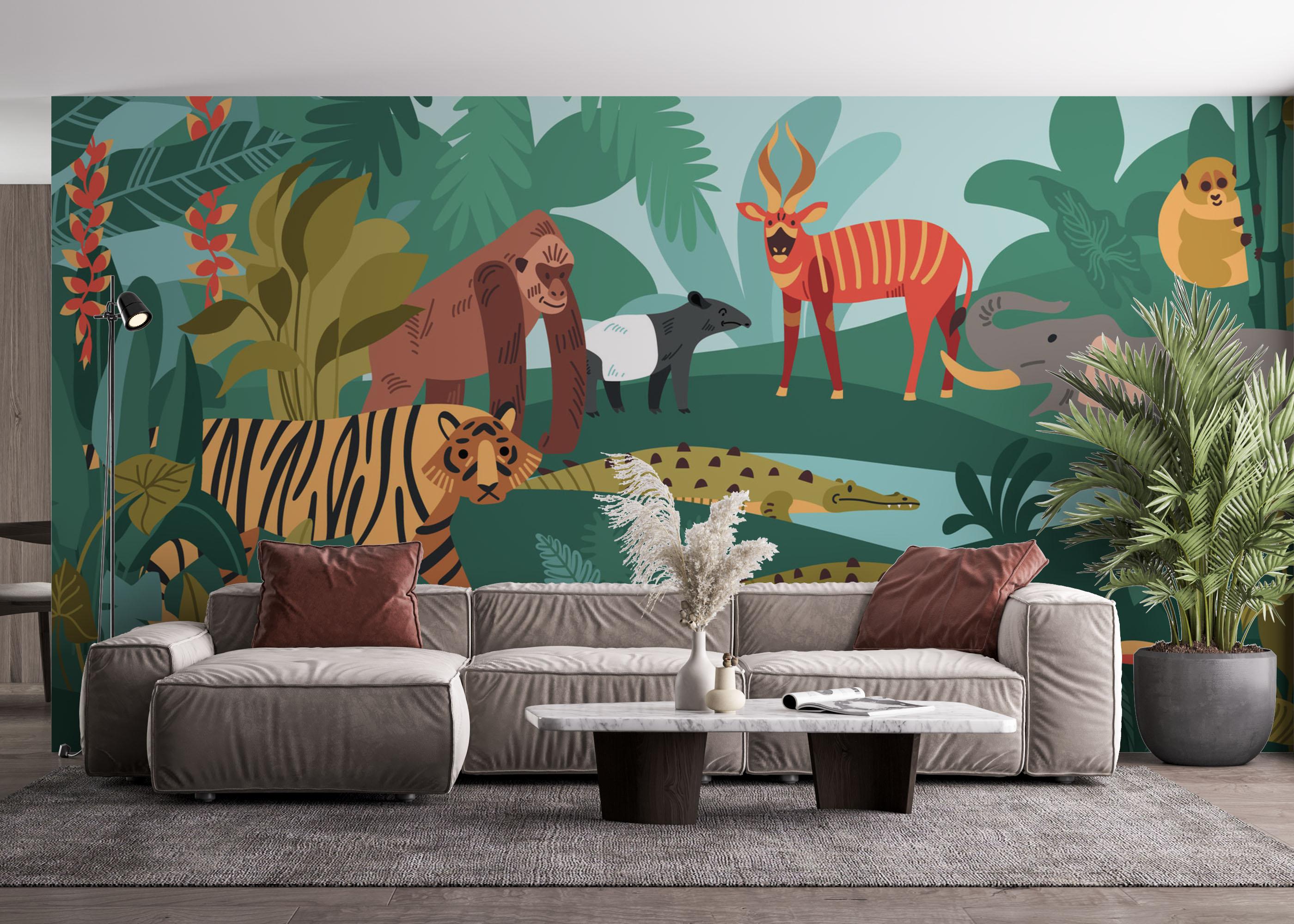 Fototapeta Animal Composition mockup 4