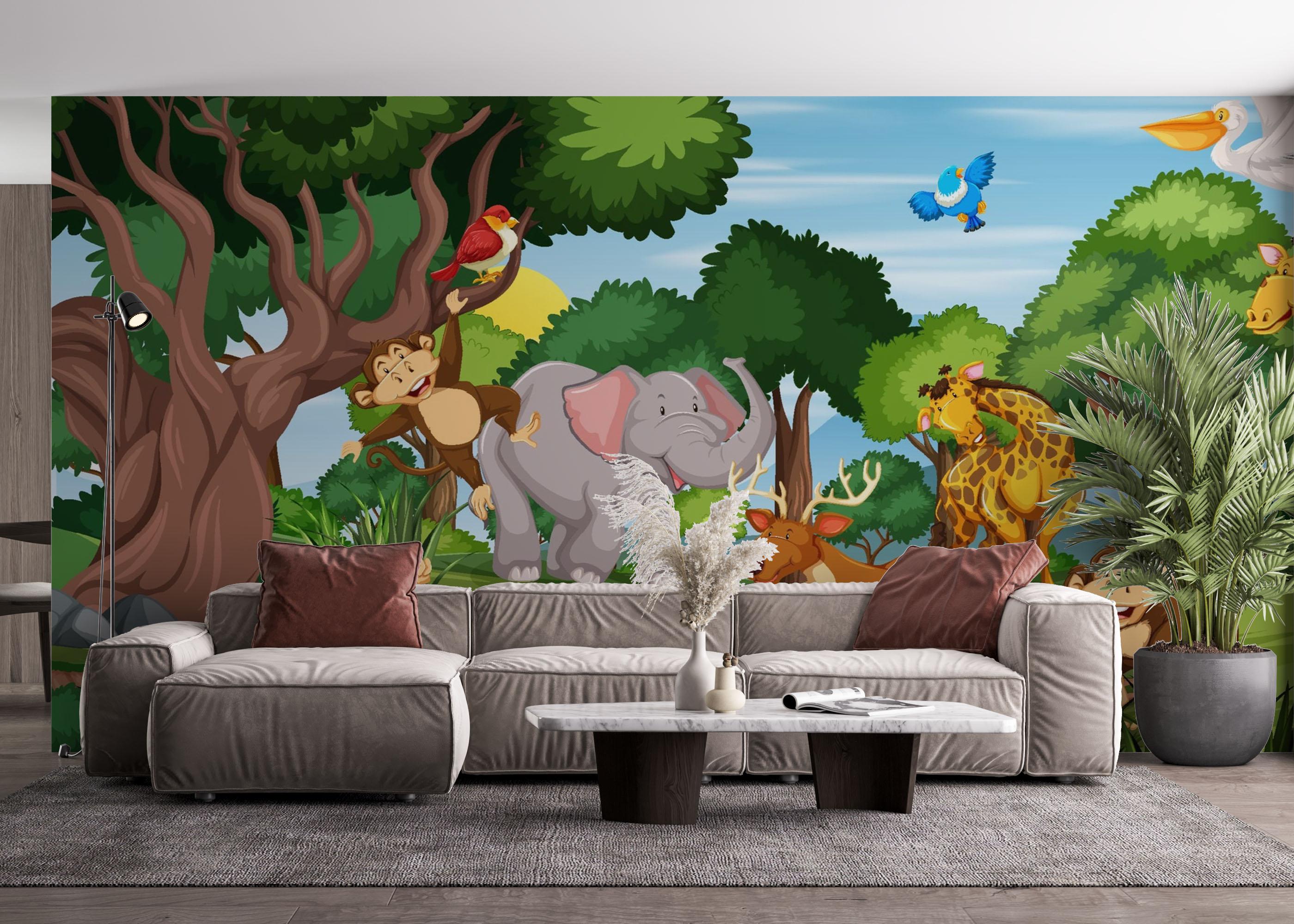 Fototapeta Wild Animal Running mockup 4